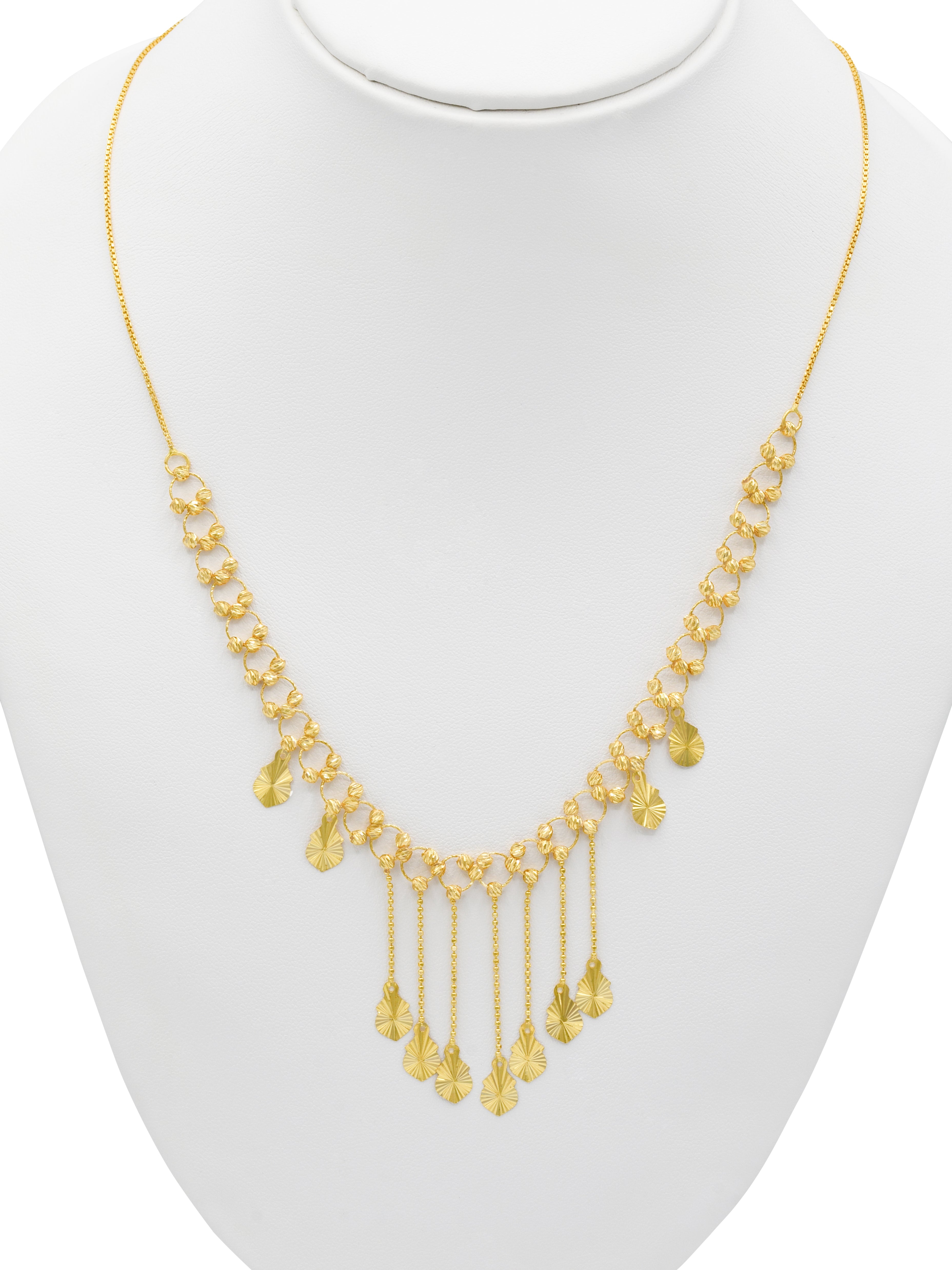 22ct Gold Charms Ball Fancy Chain