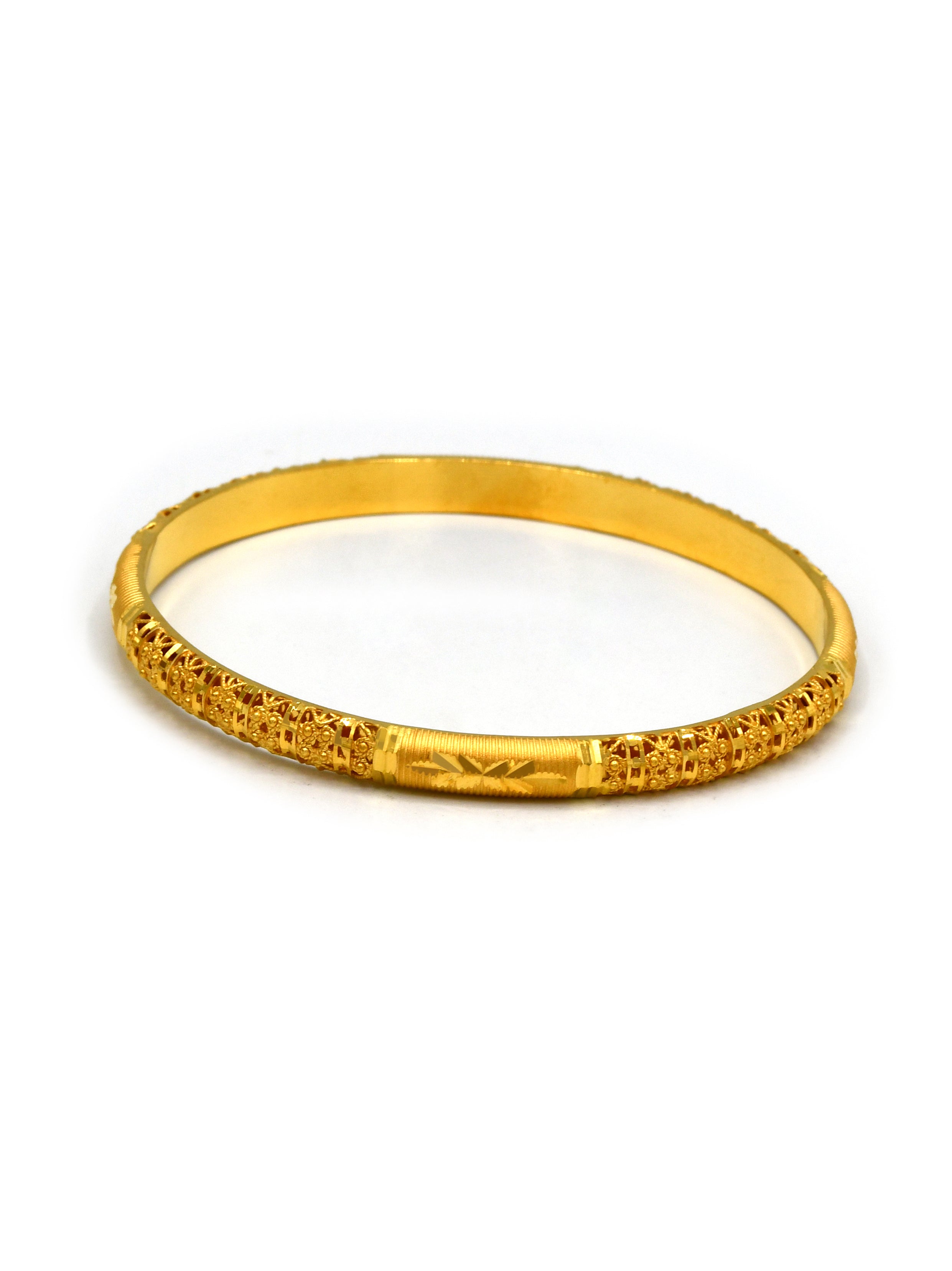 22ct Gold Pair Bangle - Roop Darshan