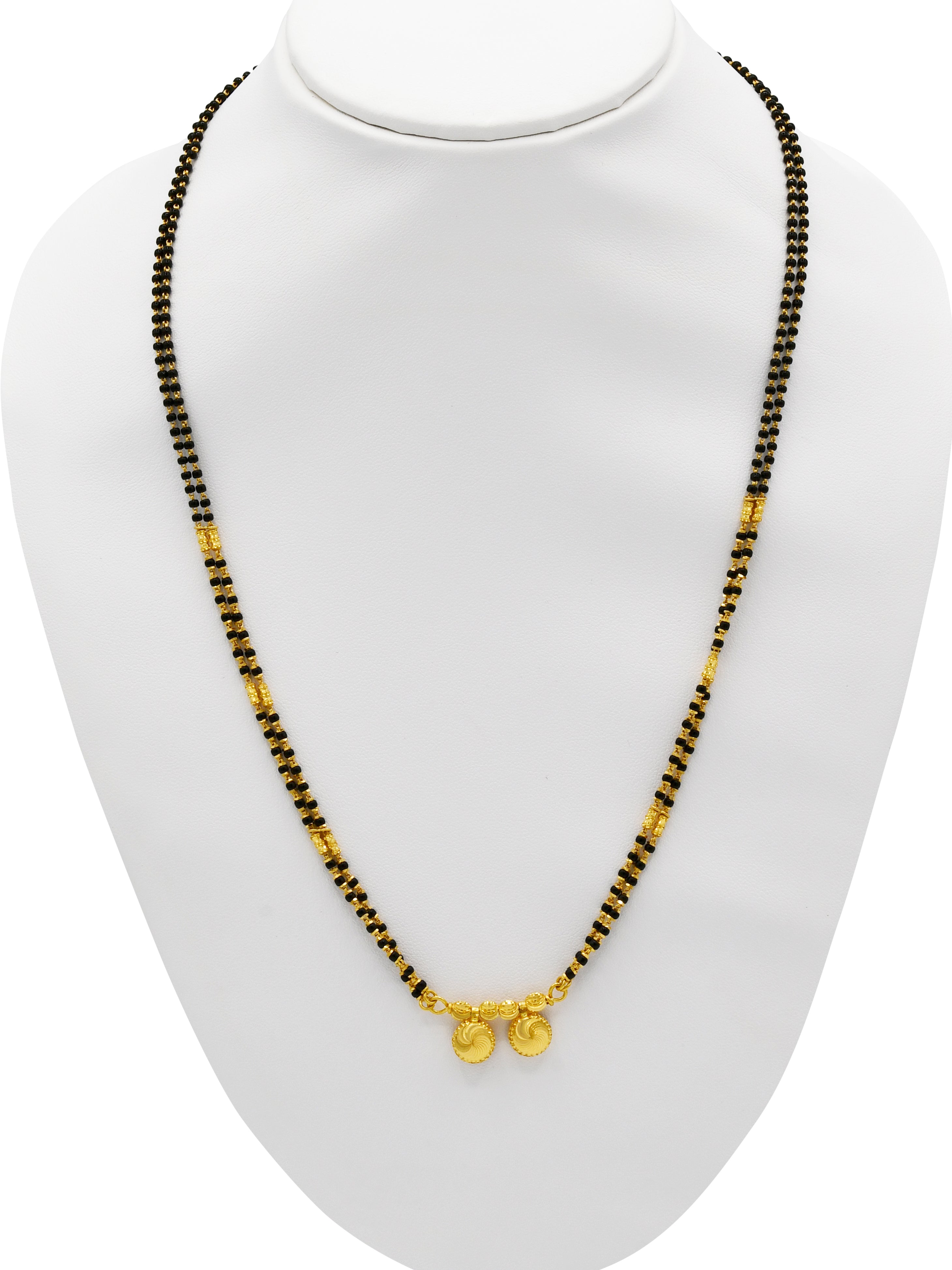 22ct Gold 2 Row Mangal Sutra