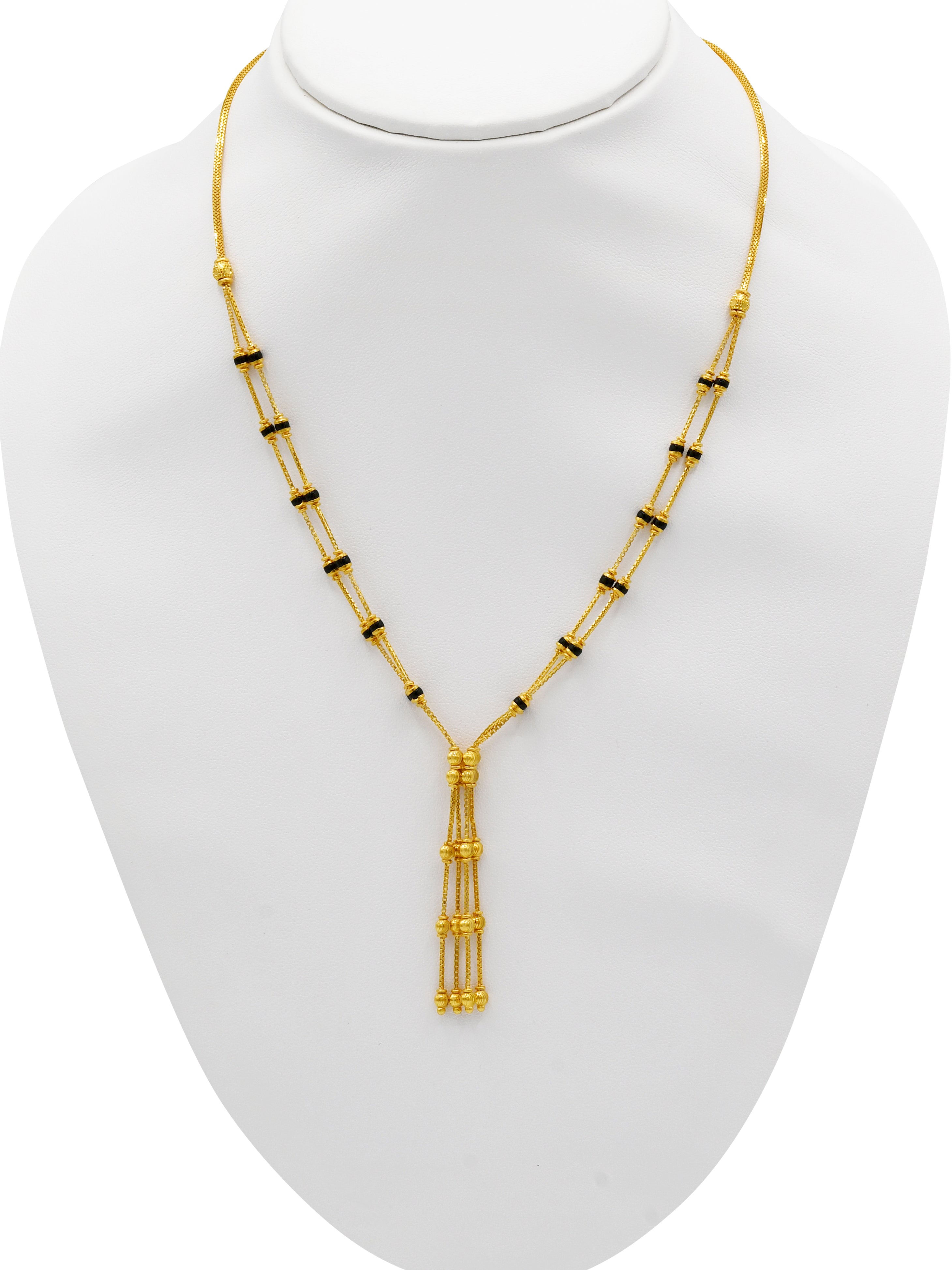 22ct Gold 2 Row Mangal Sutra