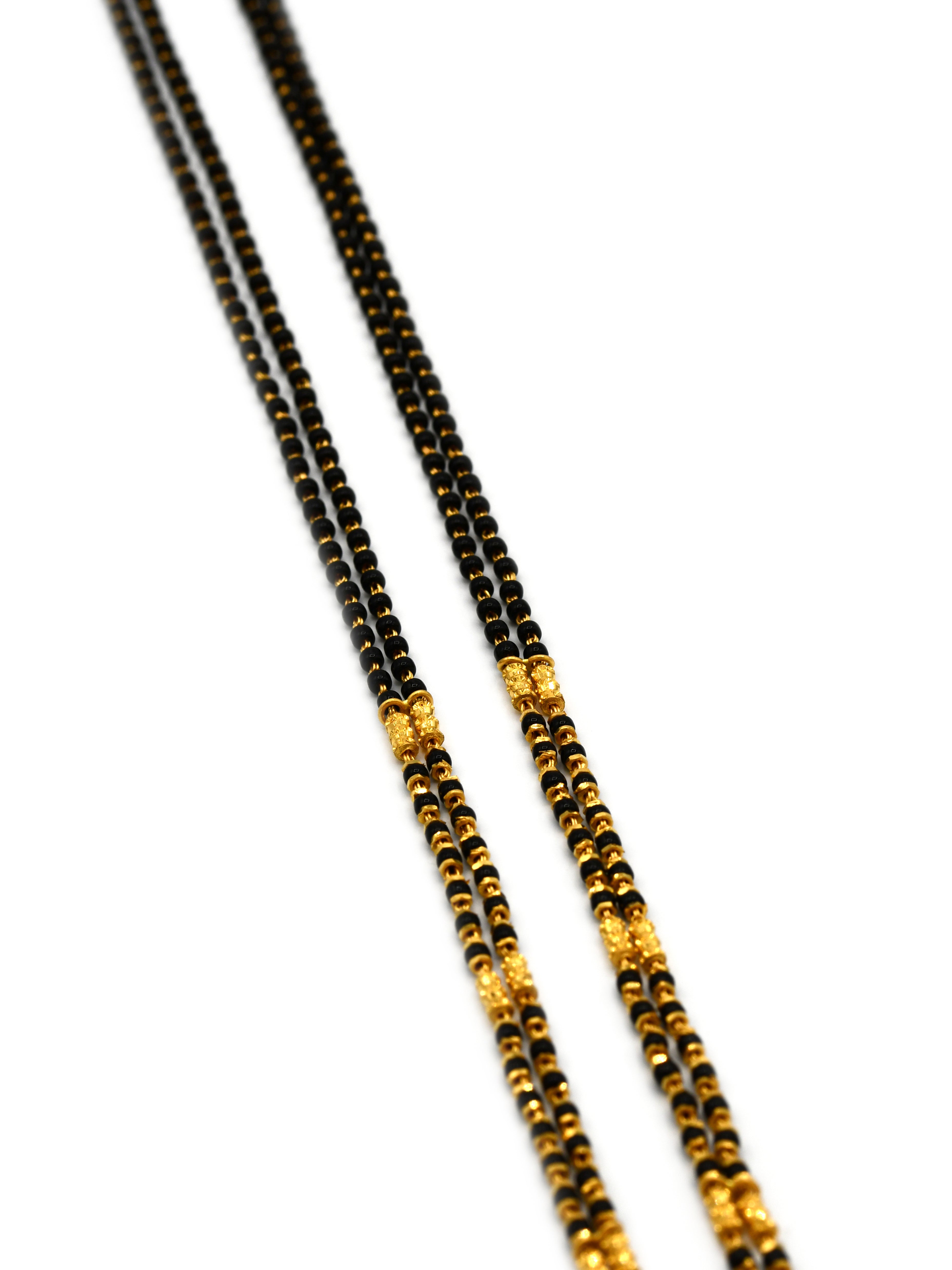 22ct Gold 2 Row Mangal Sutra