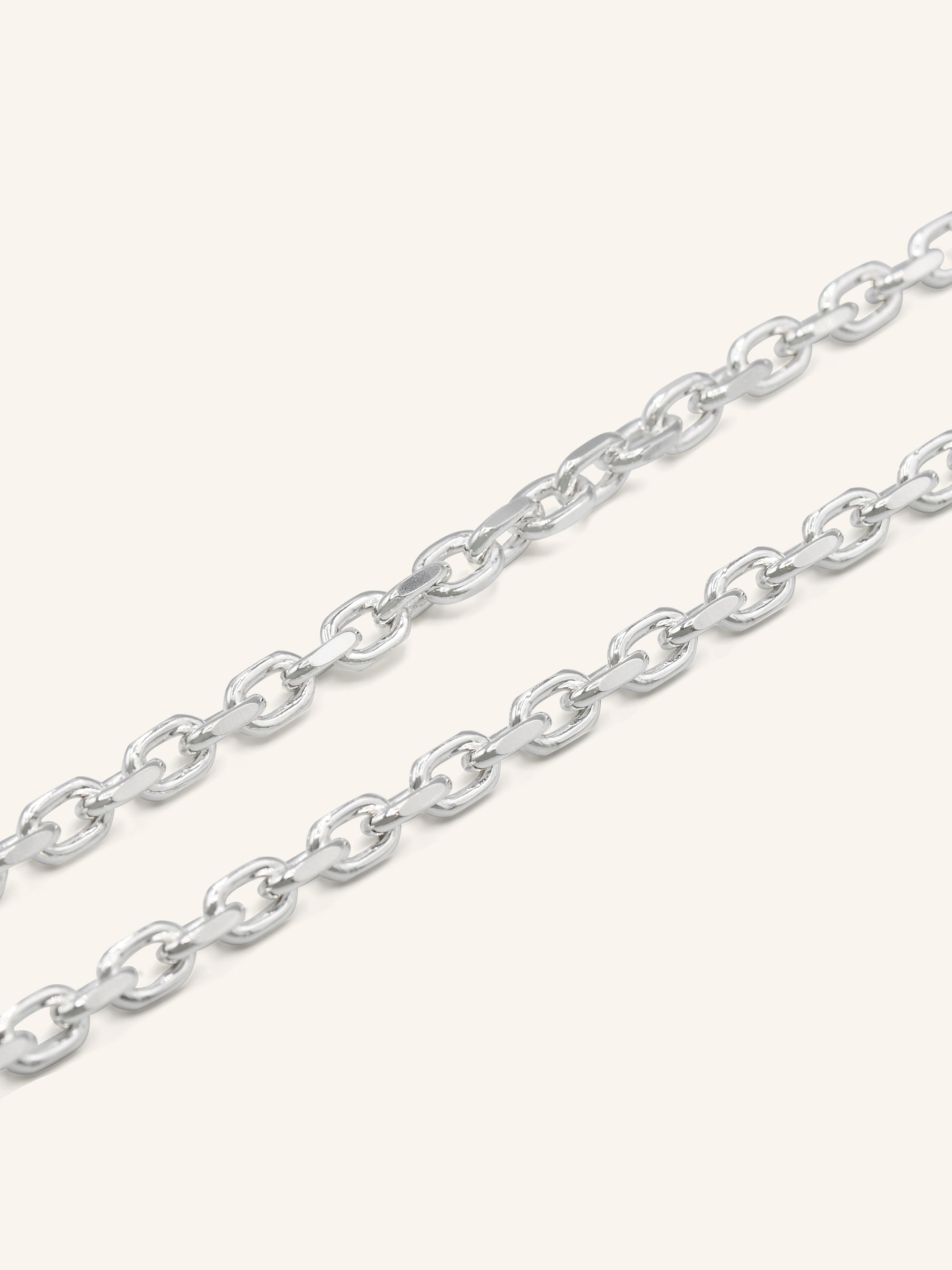 925 Sterling Silver Belcher Chain 45 cm
