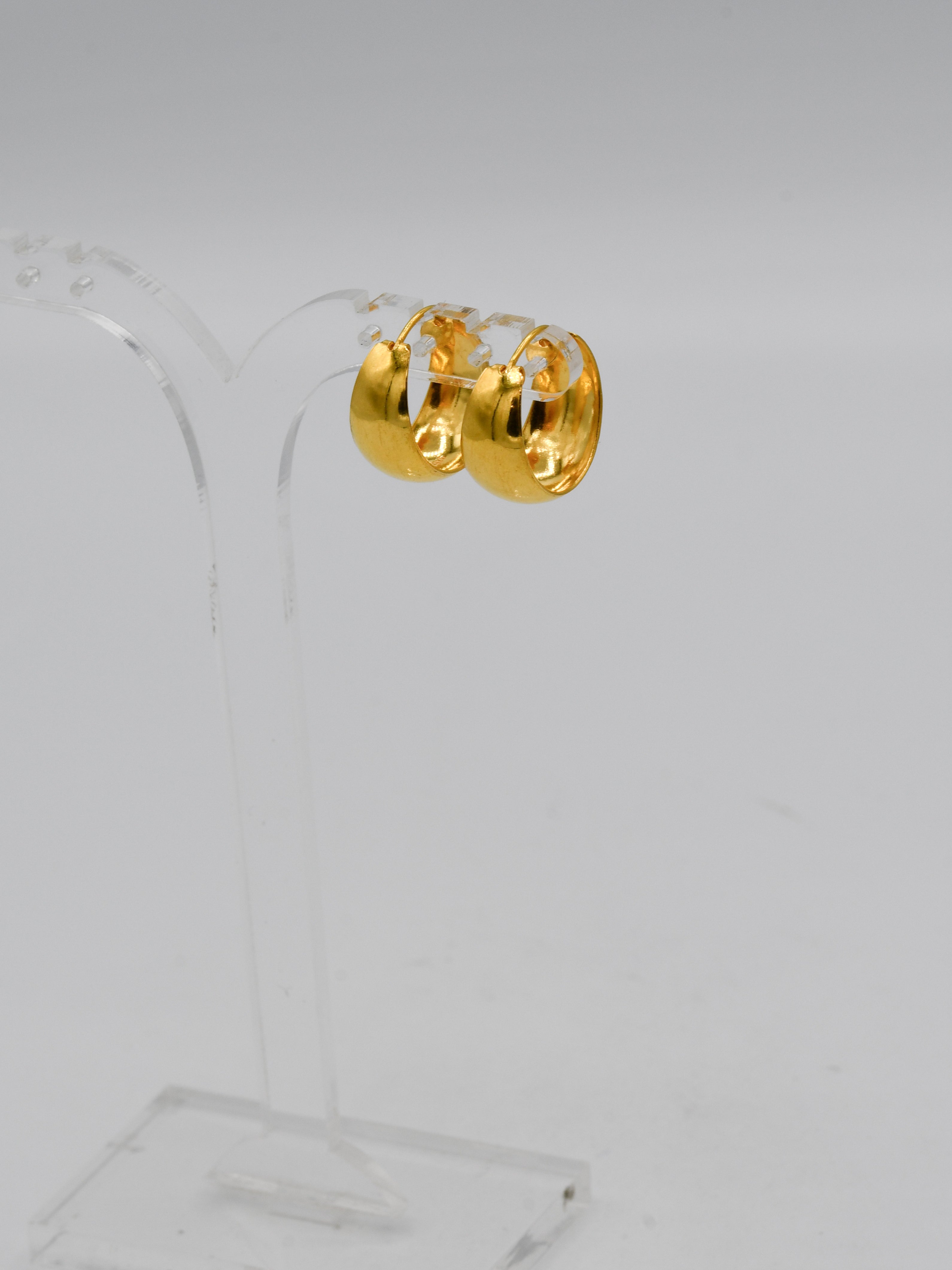 22ct Gold Plain Bali