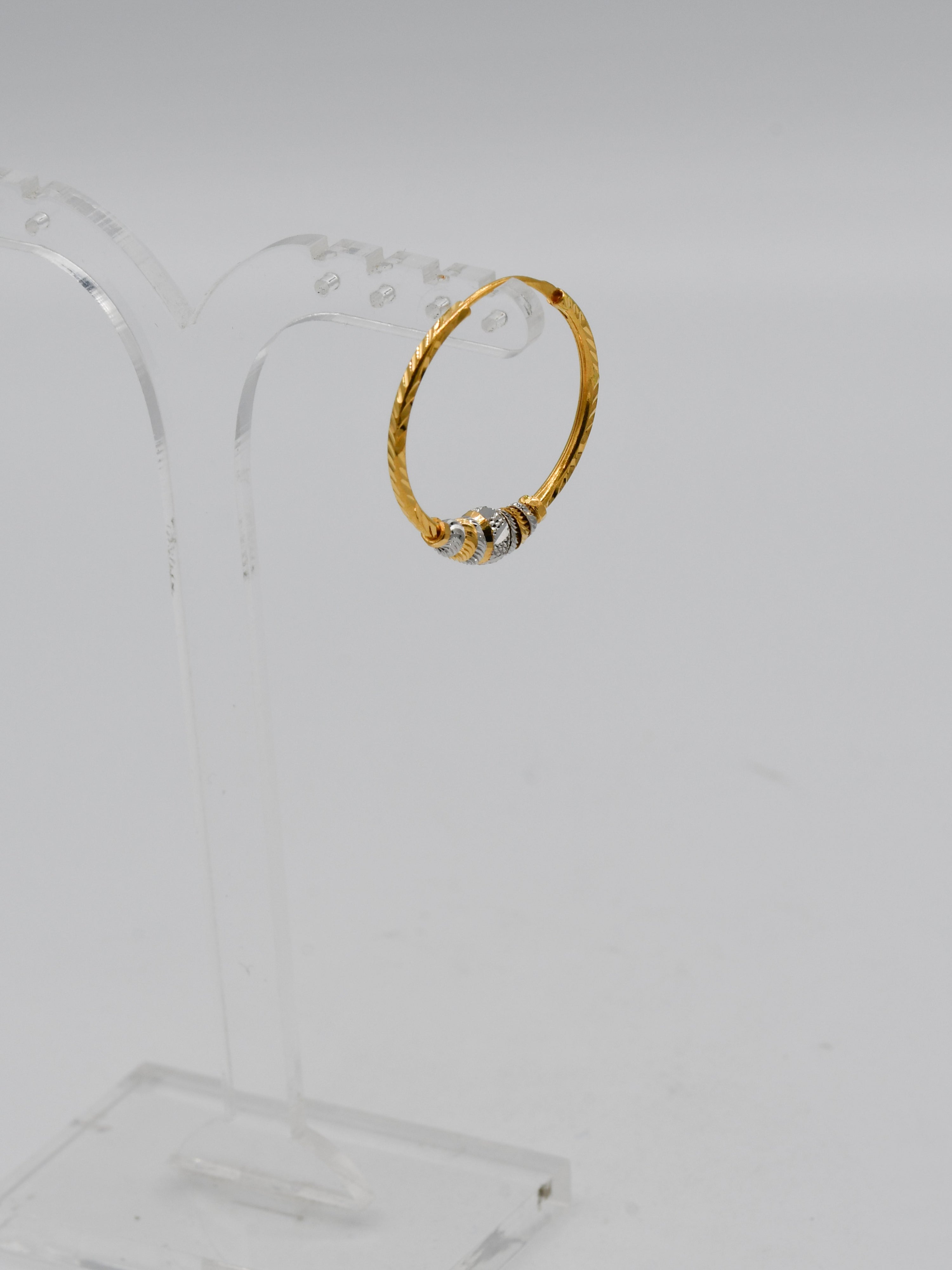 22ct Gold Two Tone Ball Bali - Roop Darshan