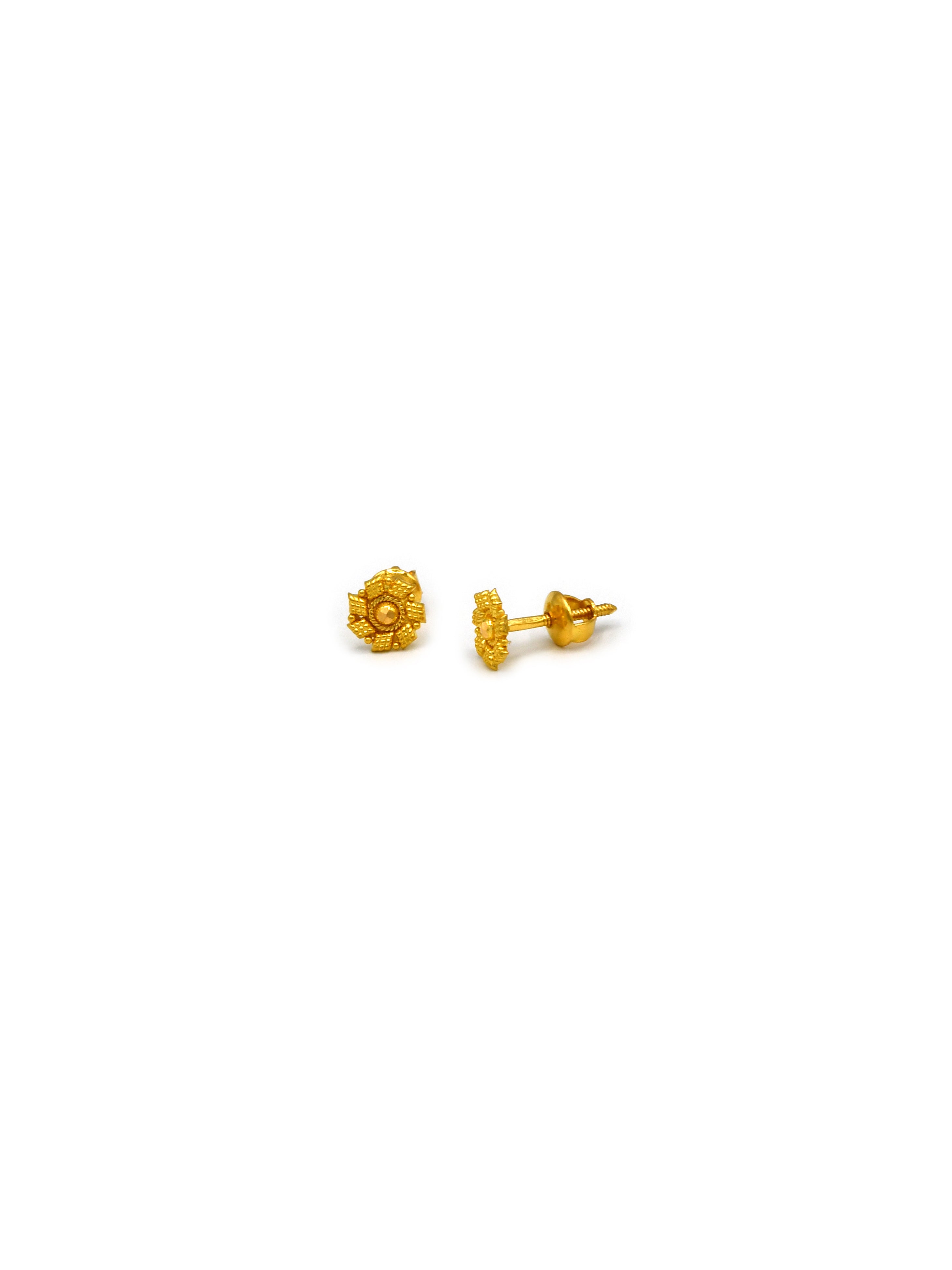 22ct Gold Stud Earrings
