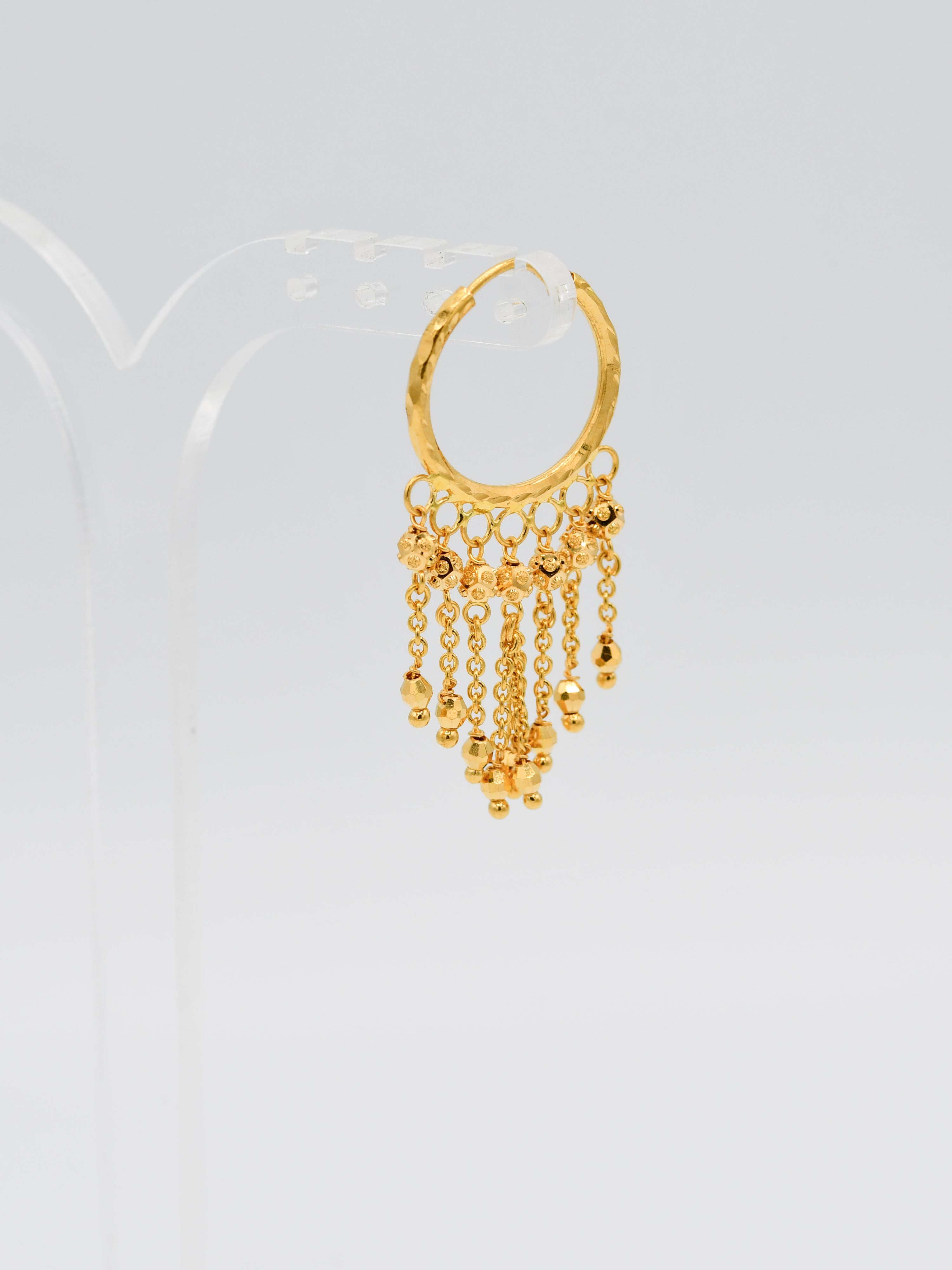 22ct Gold Ball Drop Bali - Roop Darshan