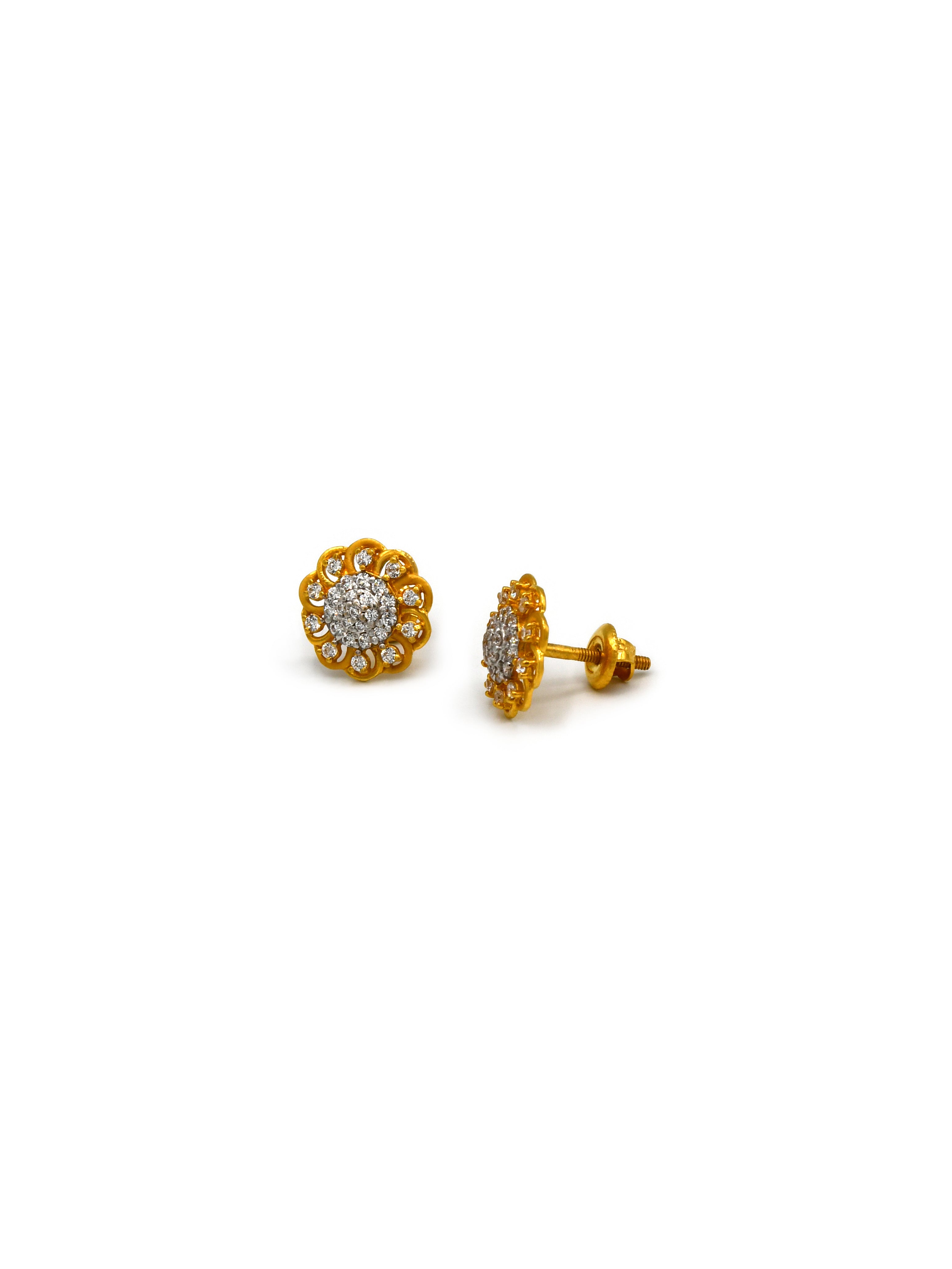 22ct Gold Stud Earrings