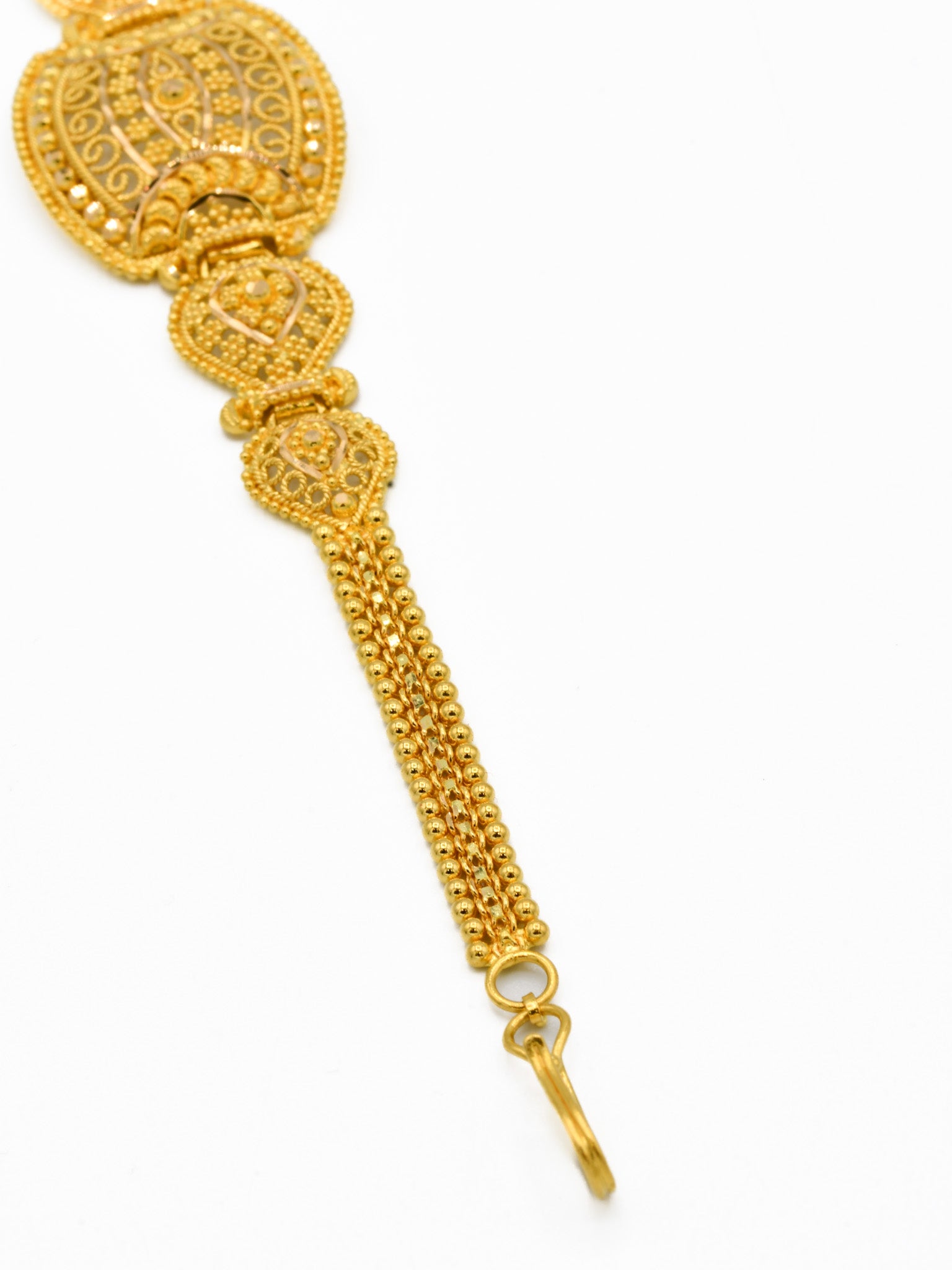 22ct Gold Filigree Ladies Bracelet - Roop Darshan