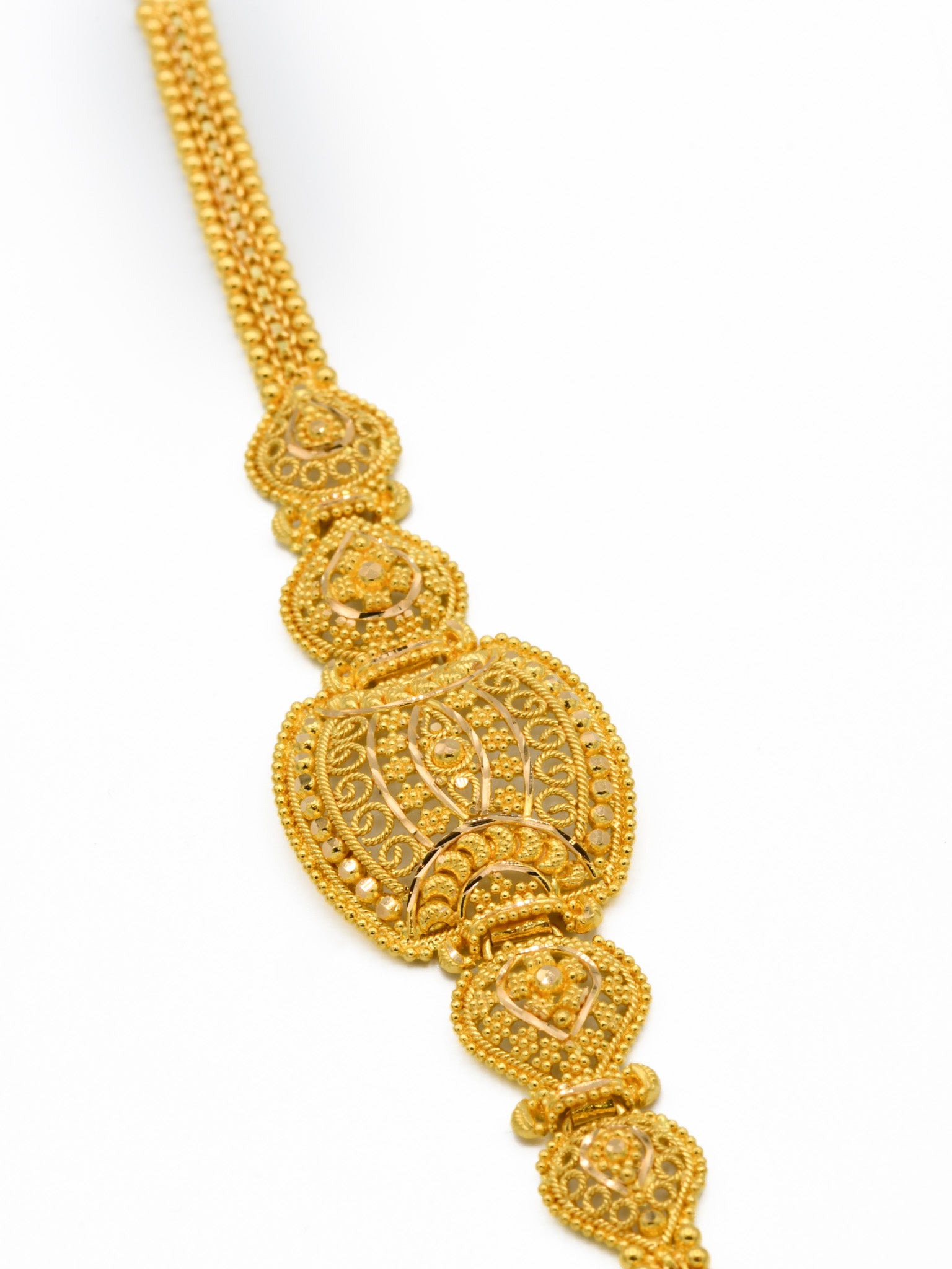 22ct Gold Filigree Ladies Bracelet - Roop Darshan