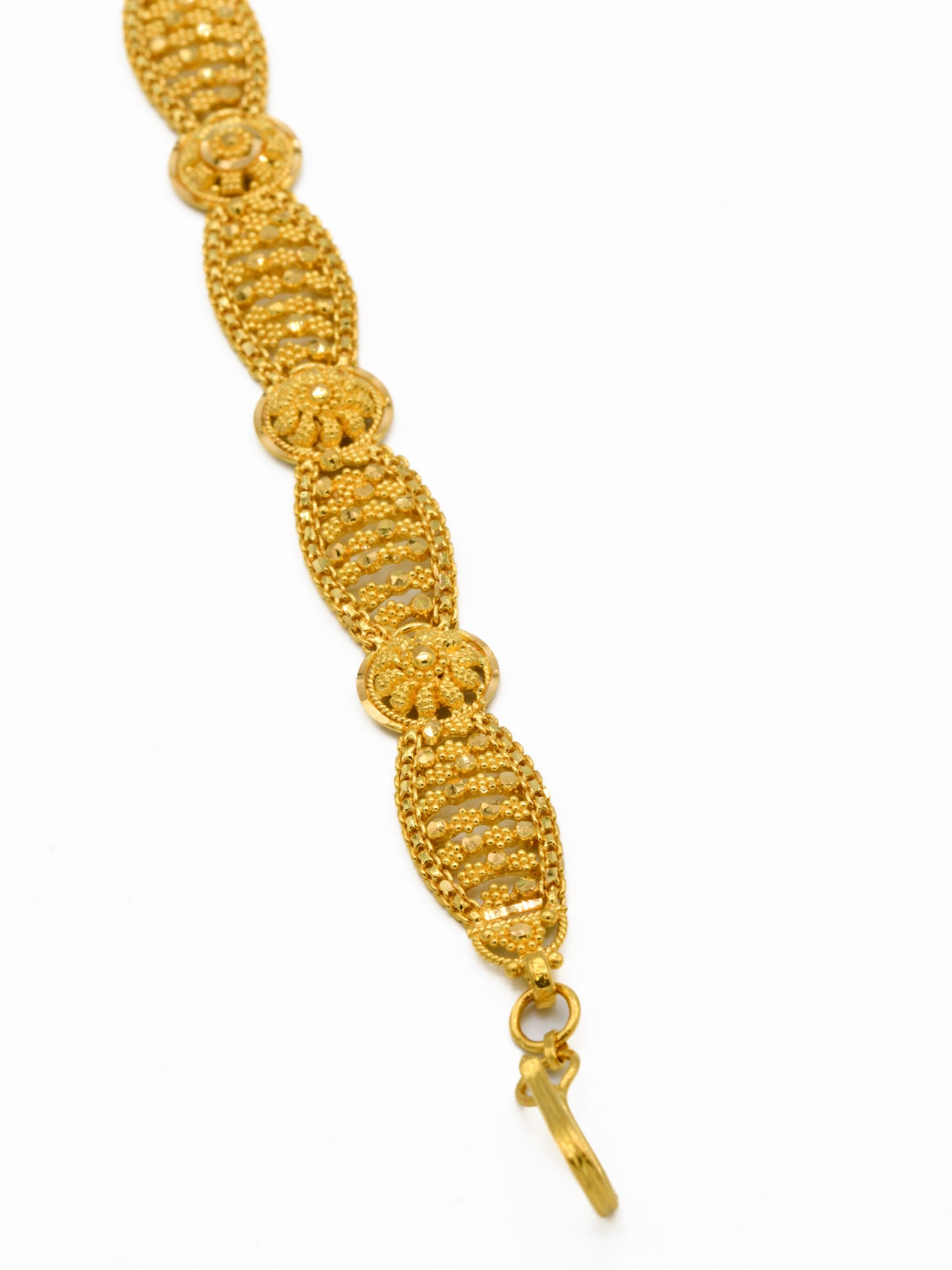 22ct Gold Filigree Ladies Bracelet - Roop Darshan
