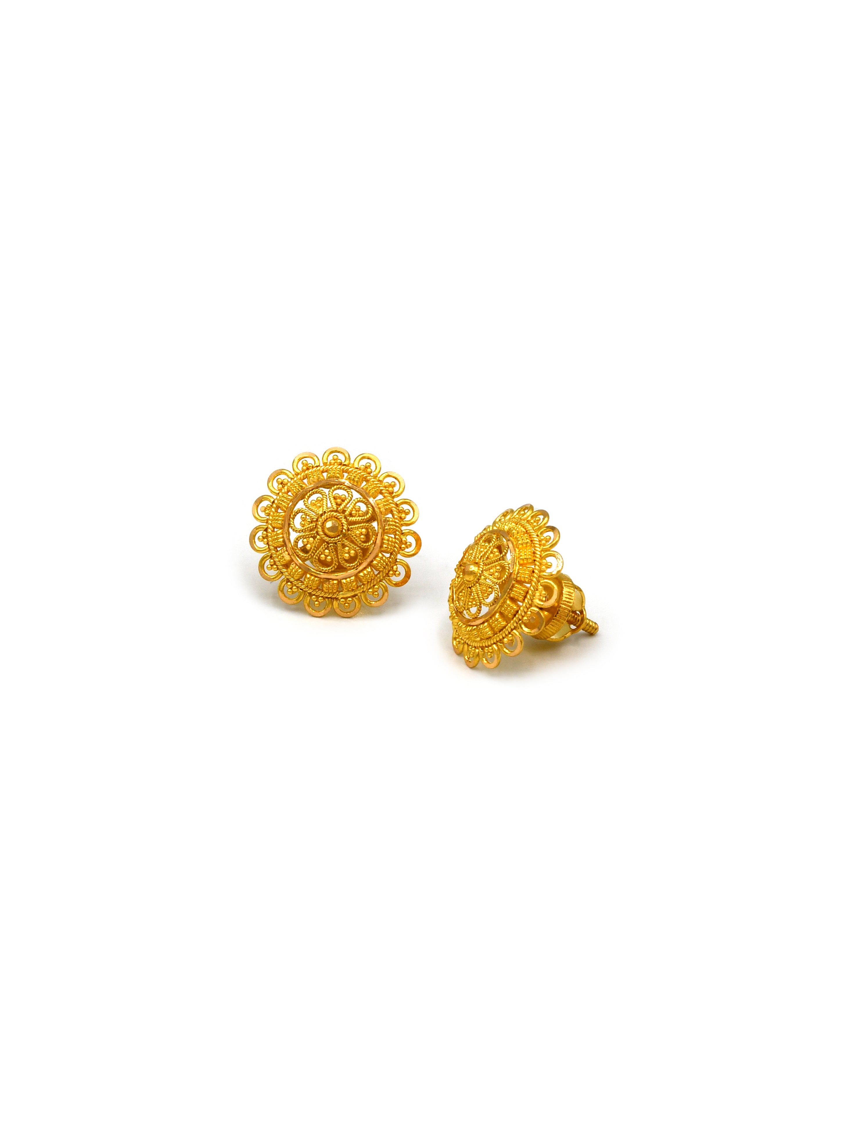 22ct Gold Stud Earrings