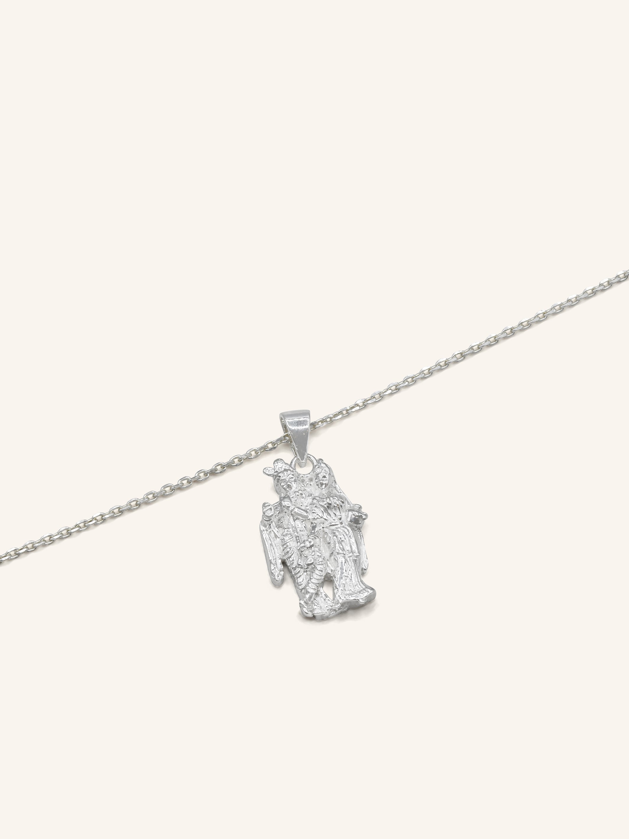 925 Sterling Silver Radha Krishna Pendant