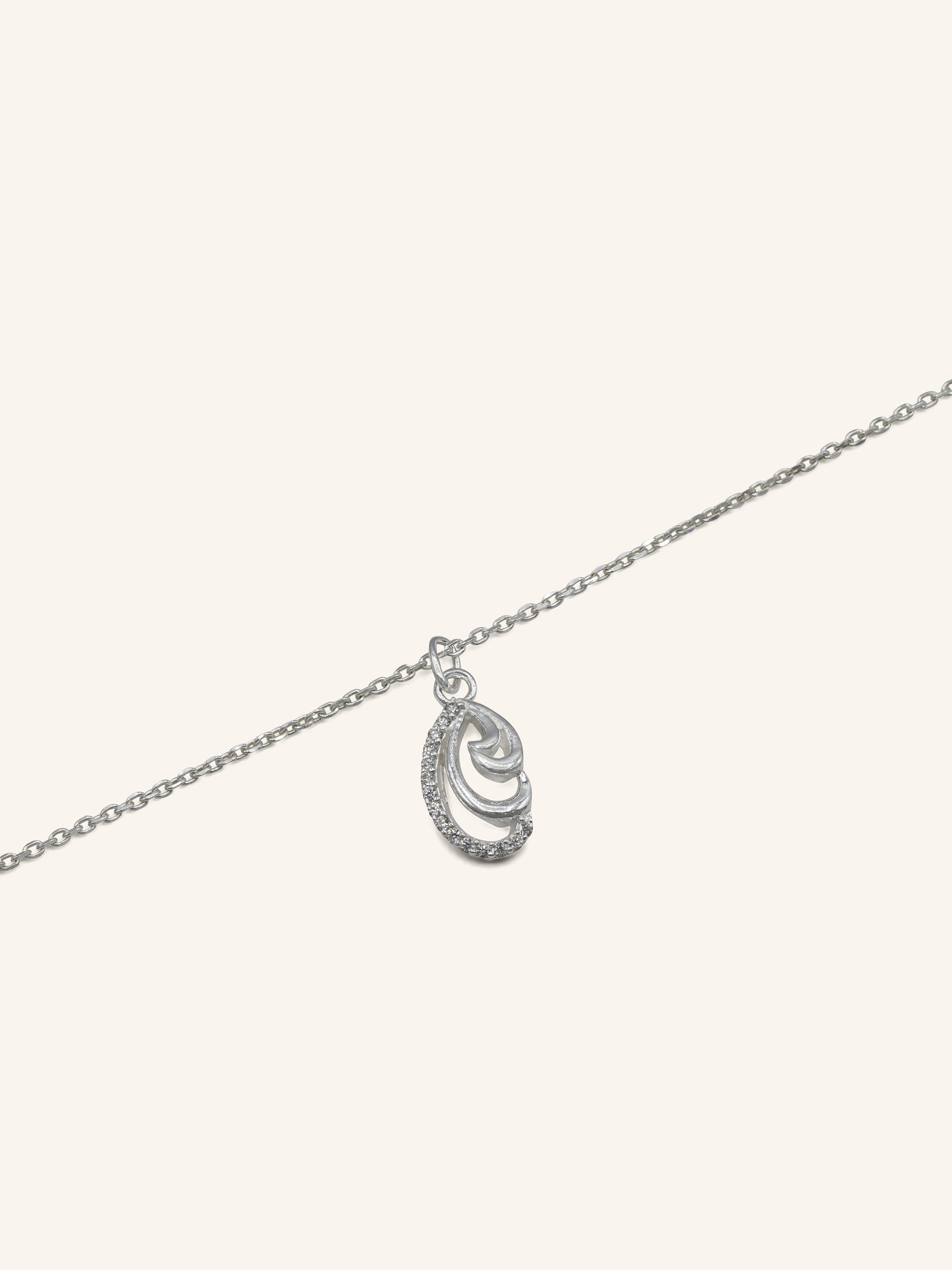 925 Sterling Silver CZ Pendant