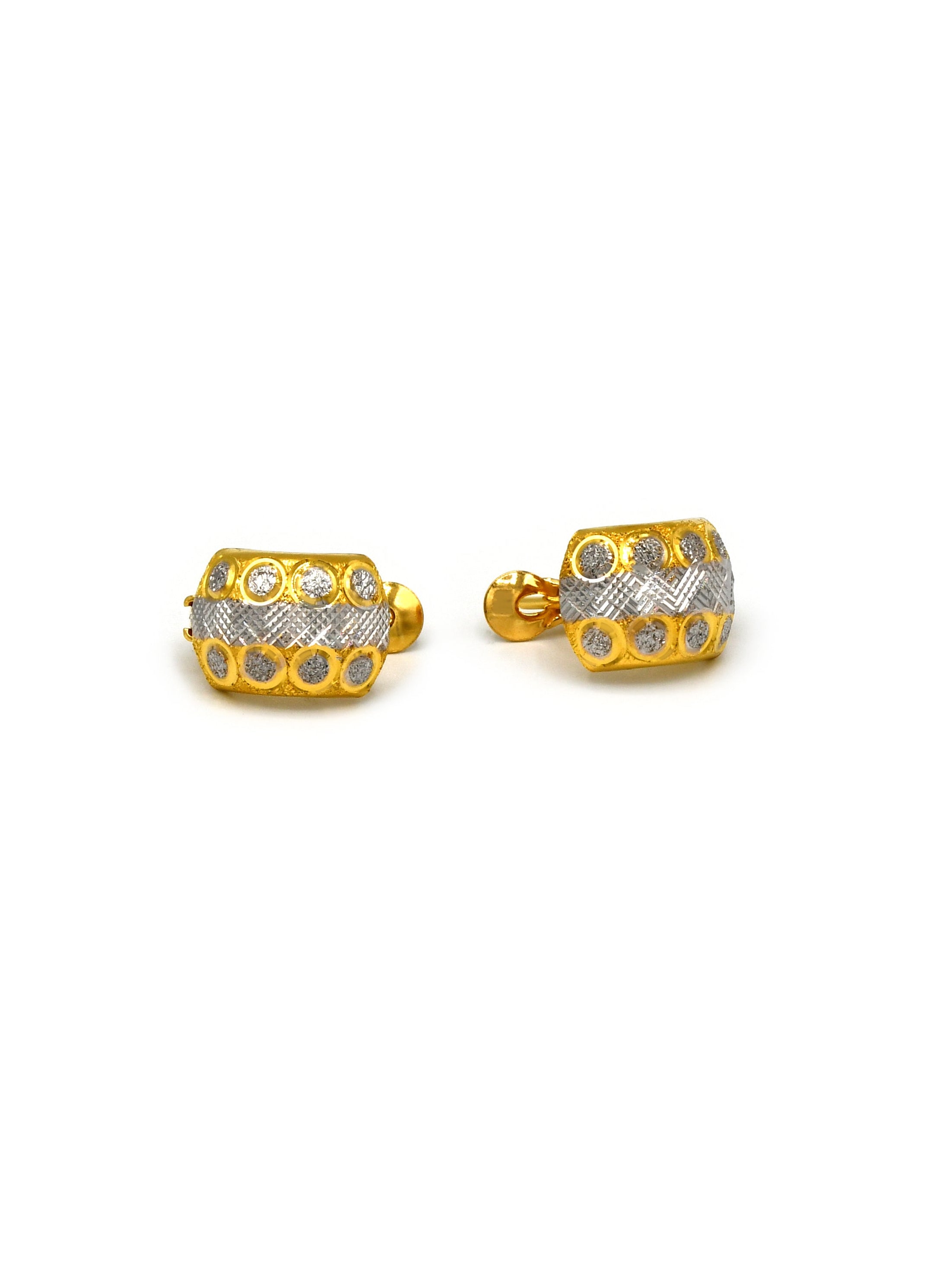 22ct Gold Two Tone Spring Bali - Roop Darshan