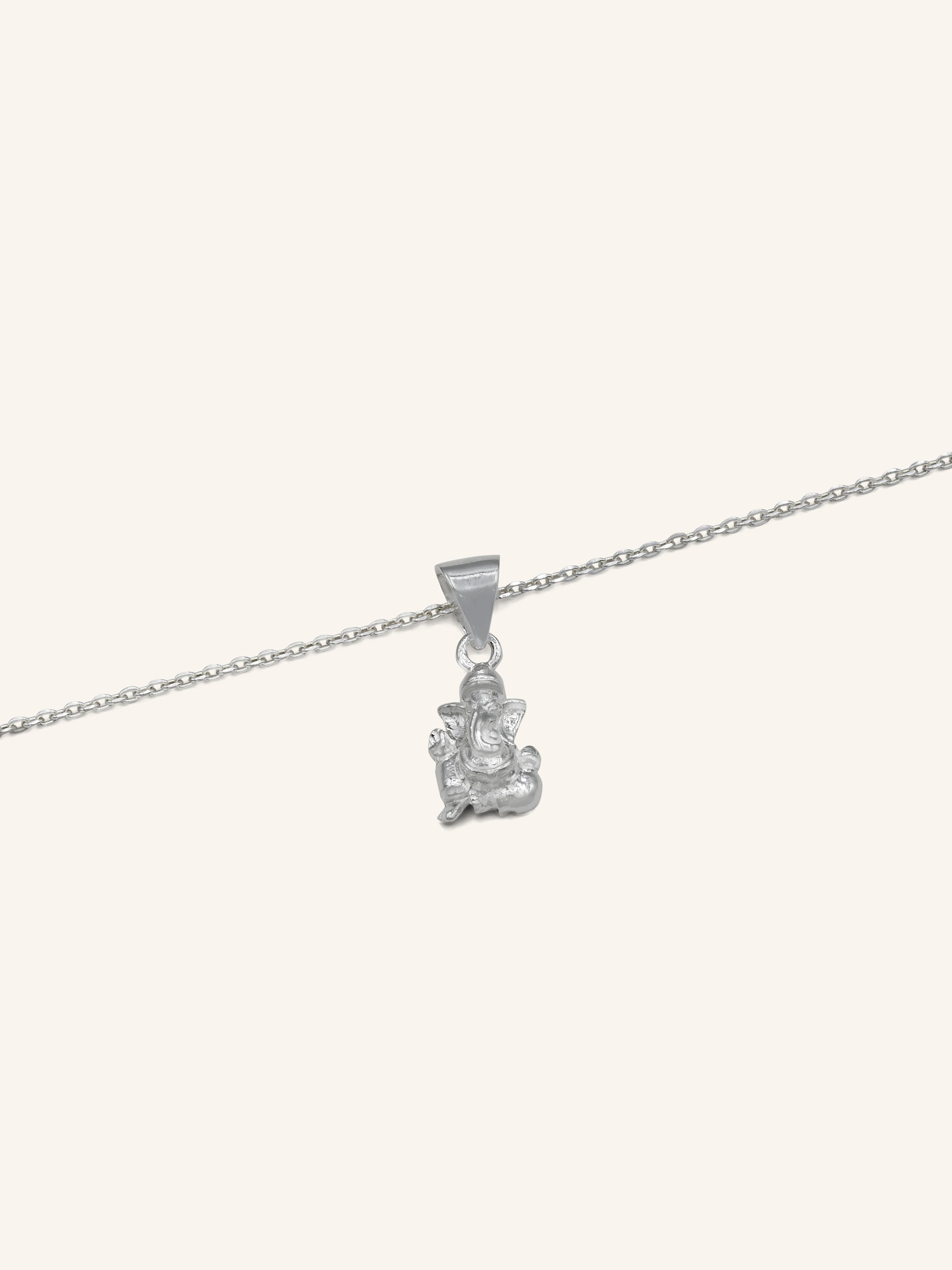 925 Sterling Silver Lord Ganesh Pendant