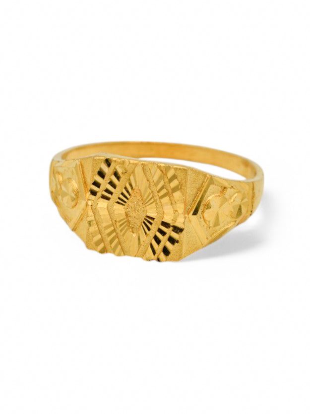 22ct Gold Mens Ring - Roop Darshan