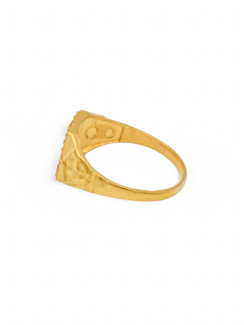 22ct Gold Mens Ring - Roop Darshan