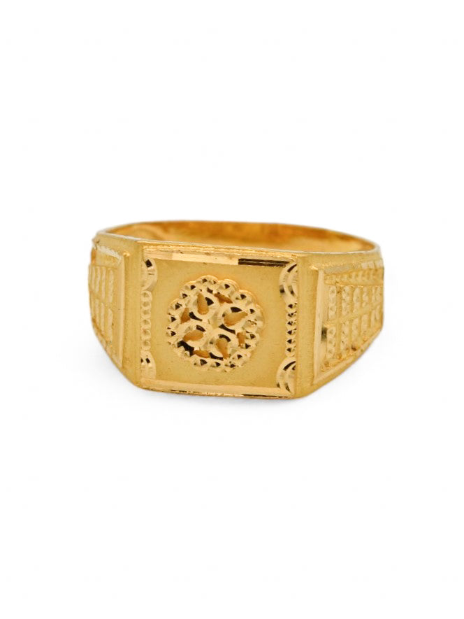 22ct Gold Mens Ring - Roop Darshan