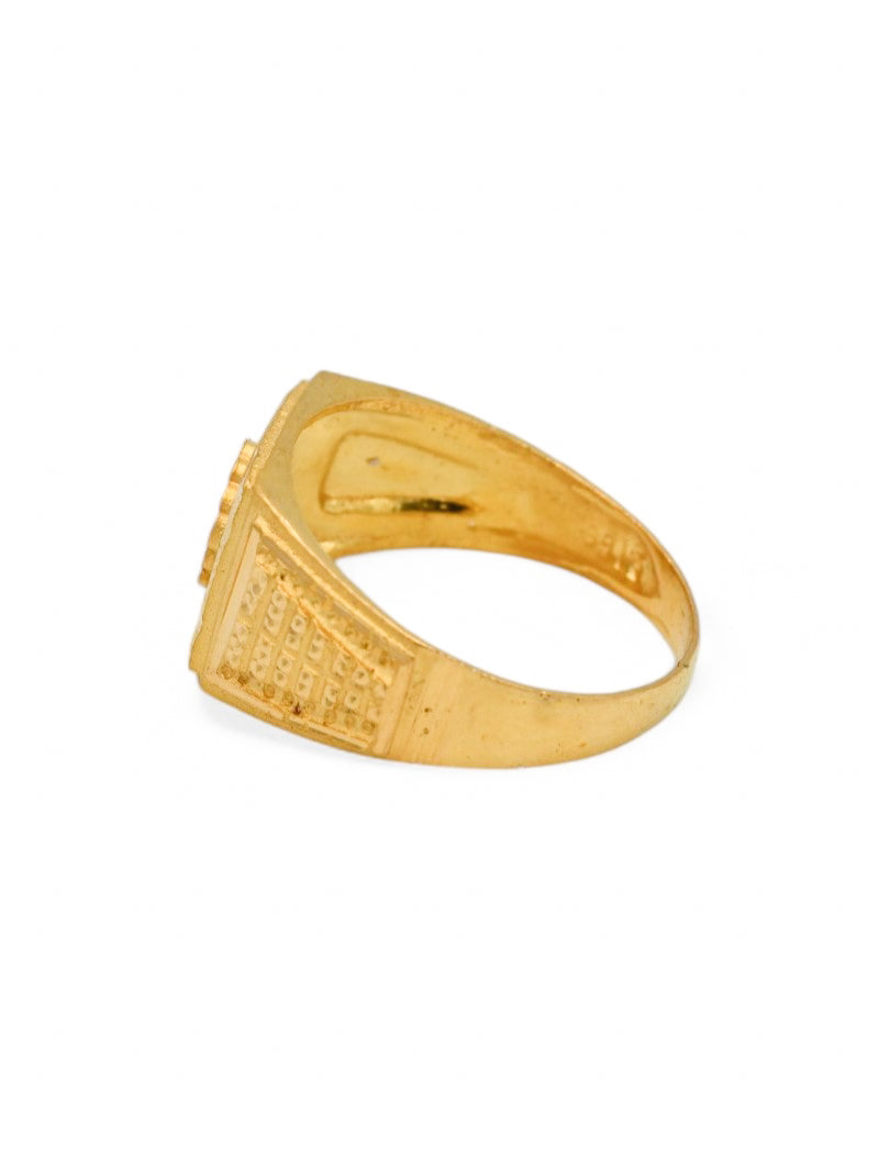 22ct Gold Mens Ring - Roop Darshan