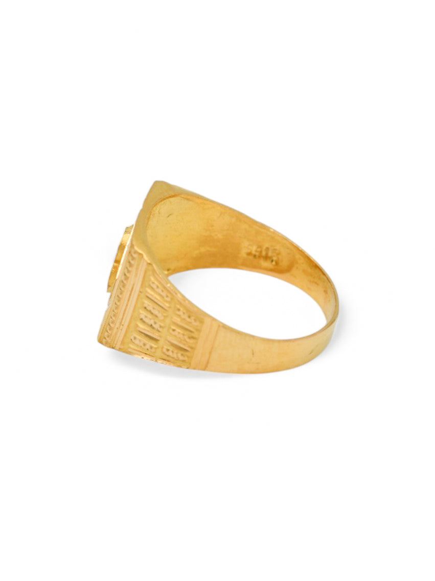 22ct Gold Mens Ring - Roop Darshan