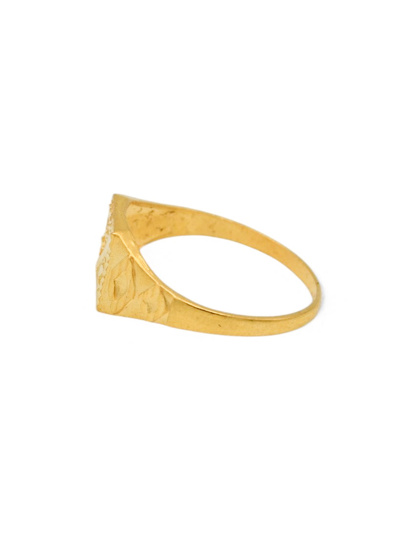 22ct Gold Mens Ring - Roop Darshan