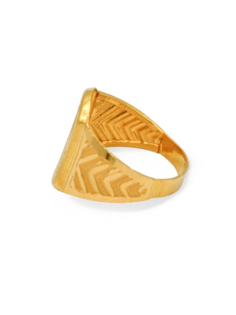 22ct Gold Mens Ring - Roop Darshan