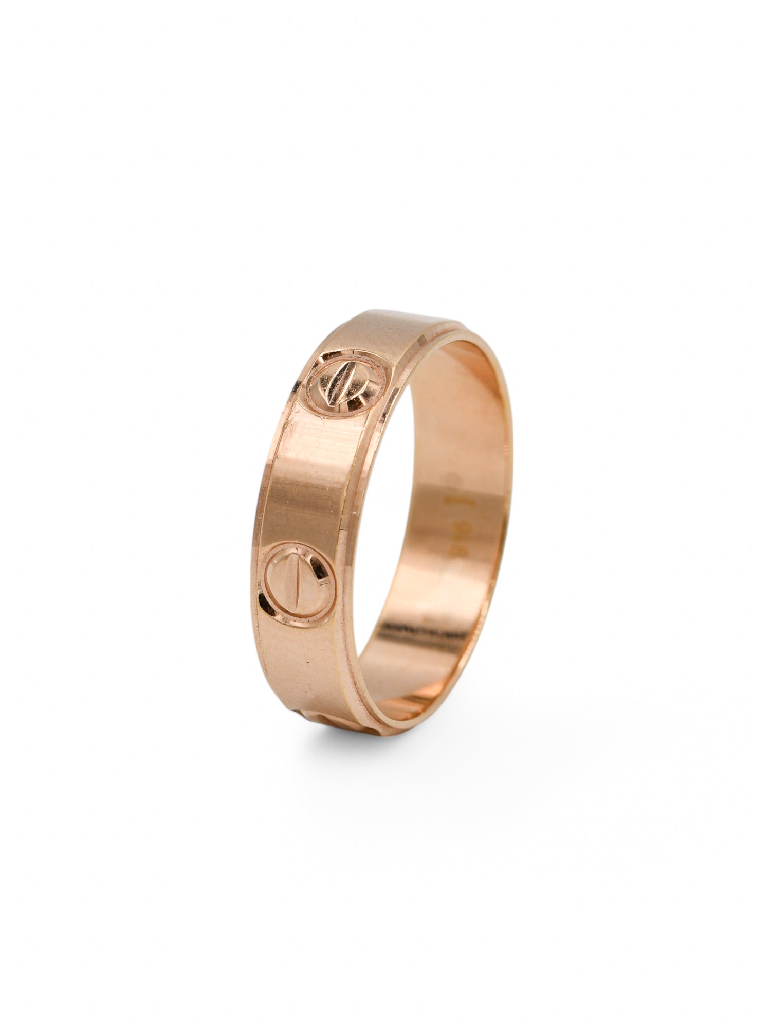 22ct Rose Gold Band Ring - Roop Darshan