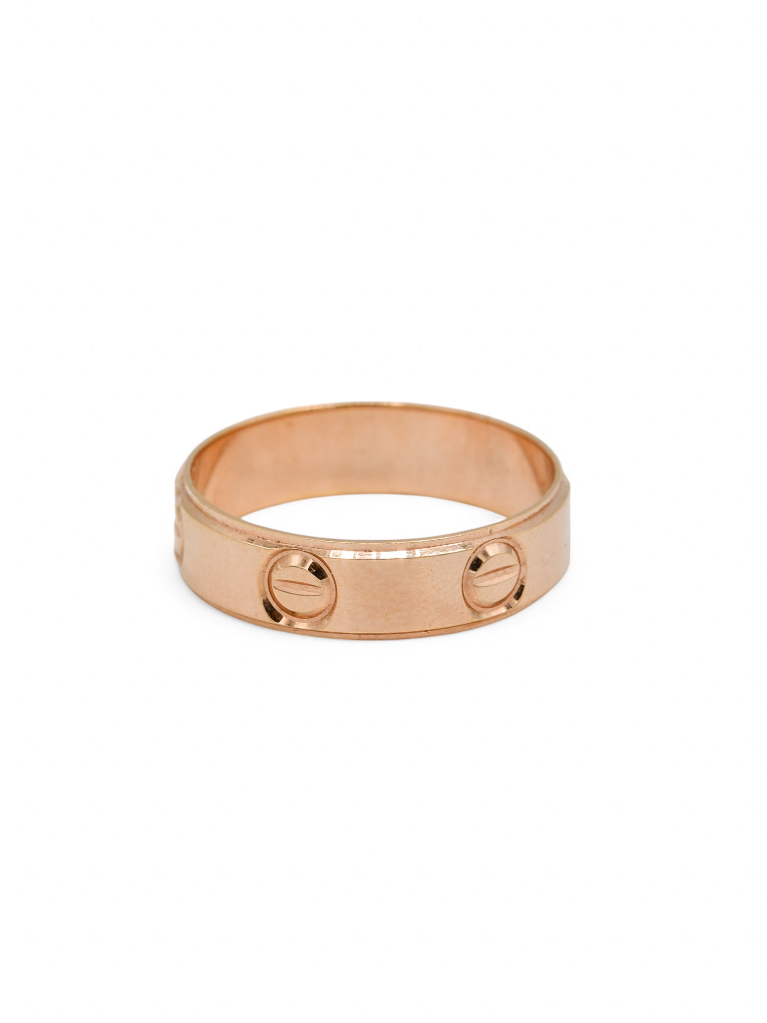 22ct Rose Gold Band Ring - Roop Darshan