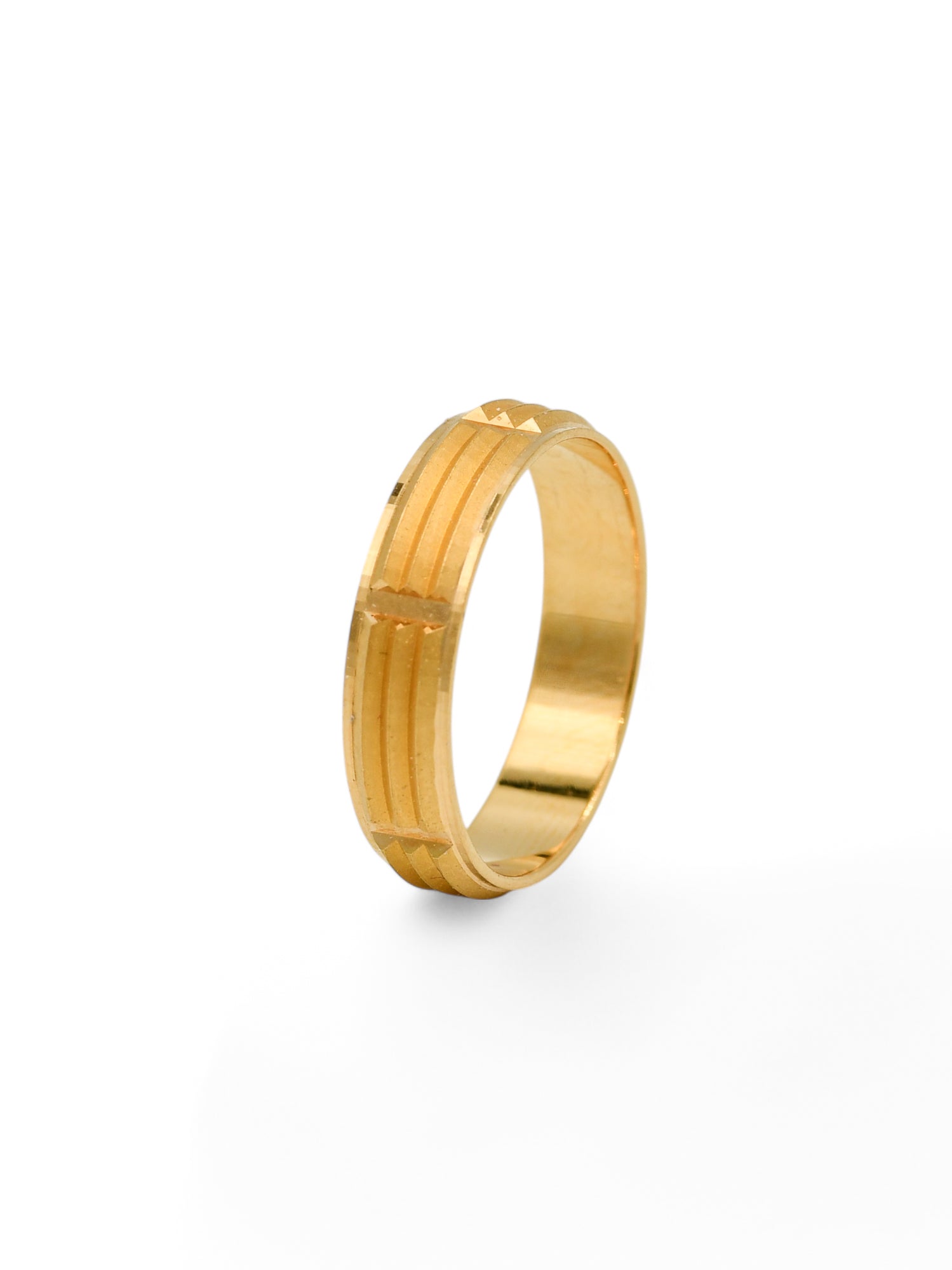 22ct Gold Band Ring - Roop Darshan