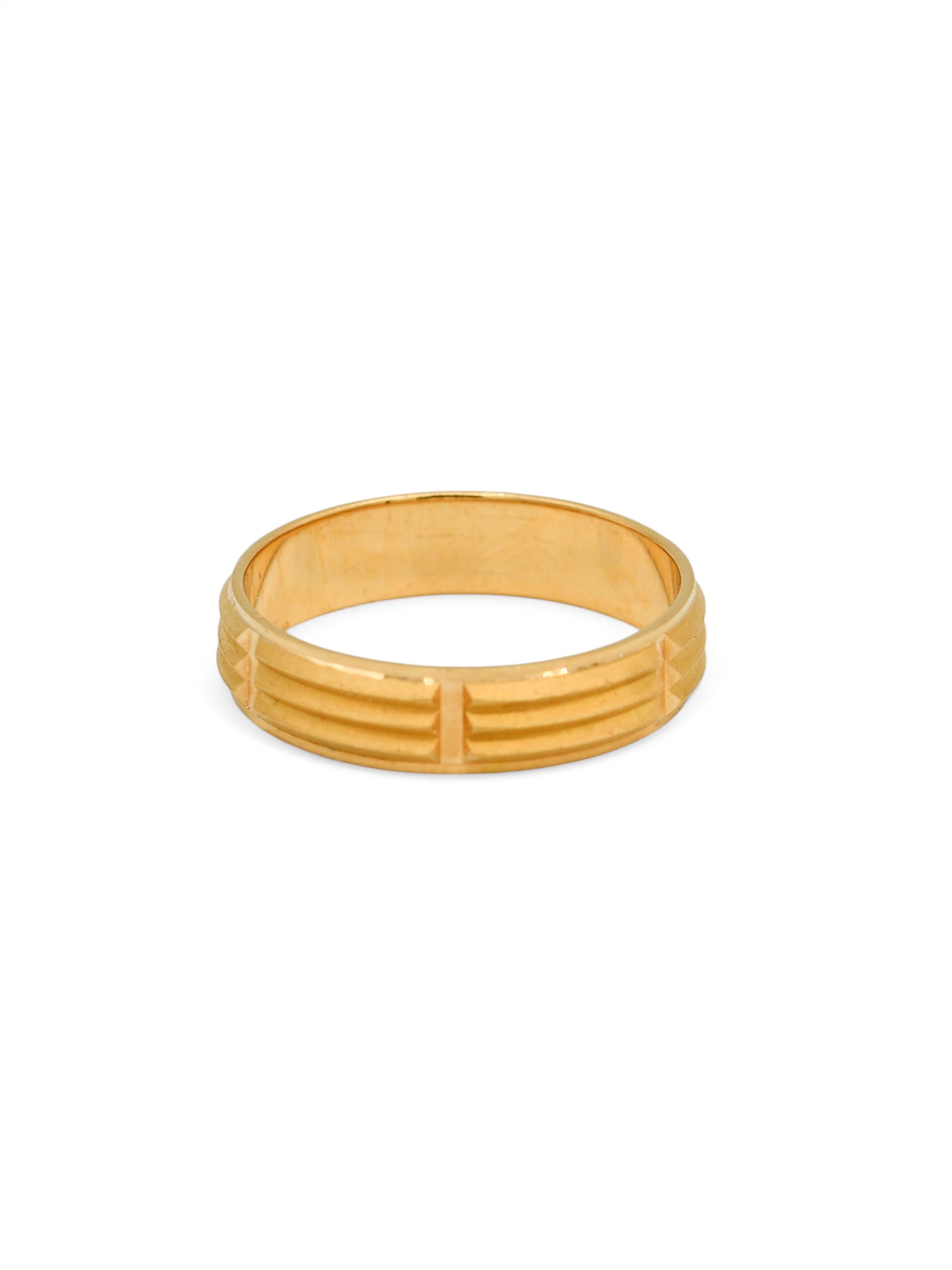 22ct Gold Band Ring - Roop Darshan