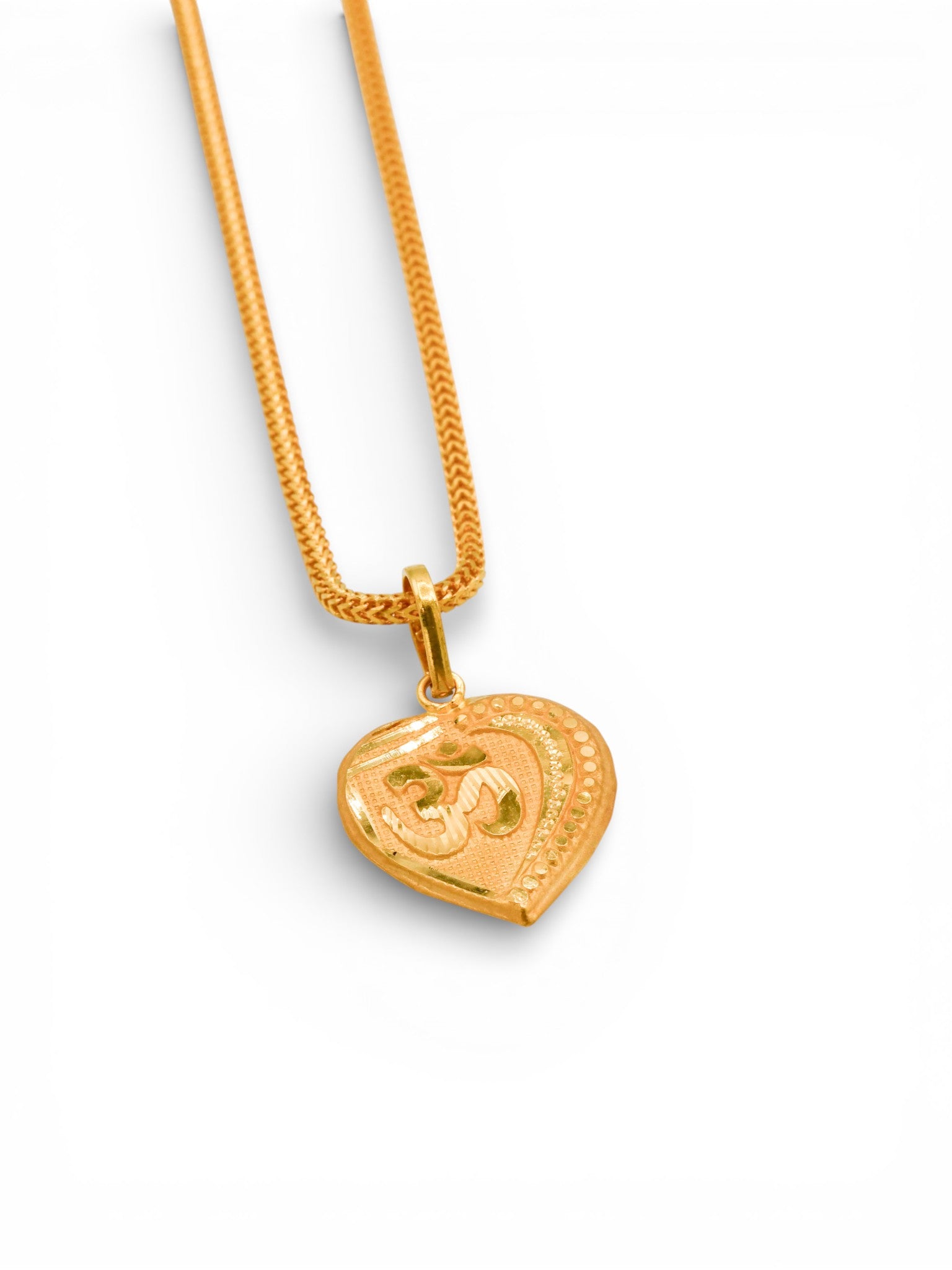 22ct Gold Om Pendant