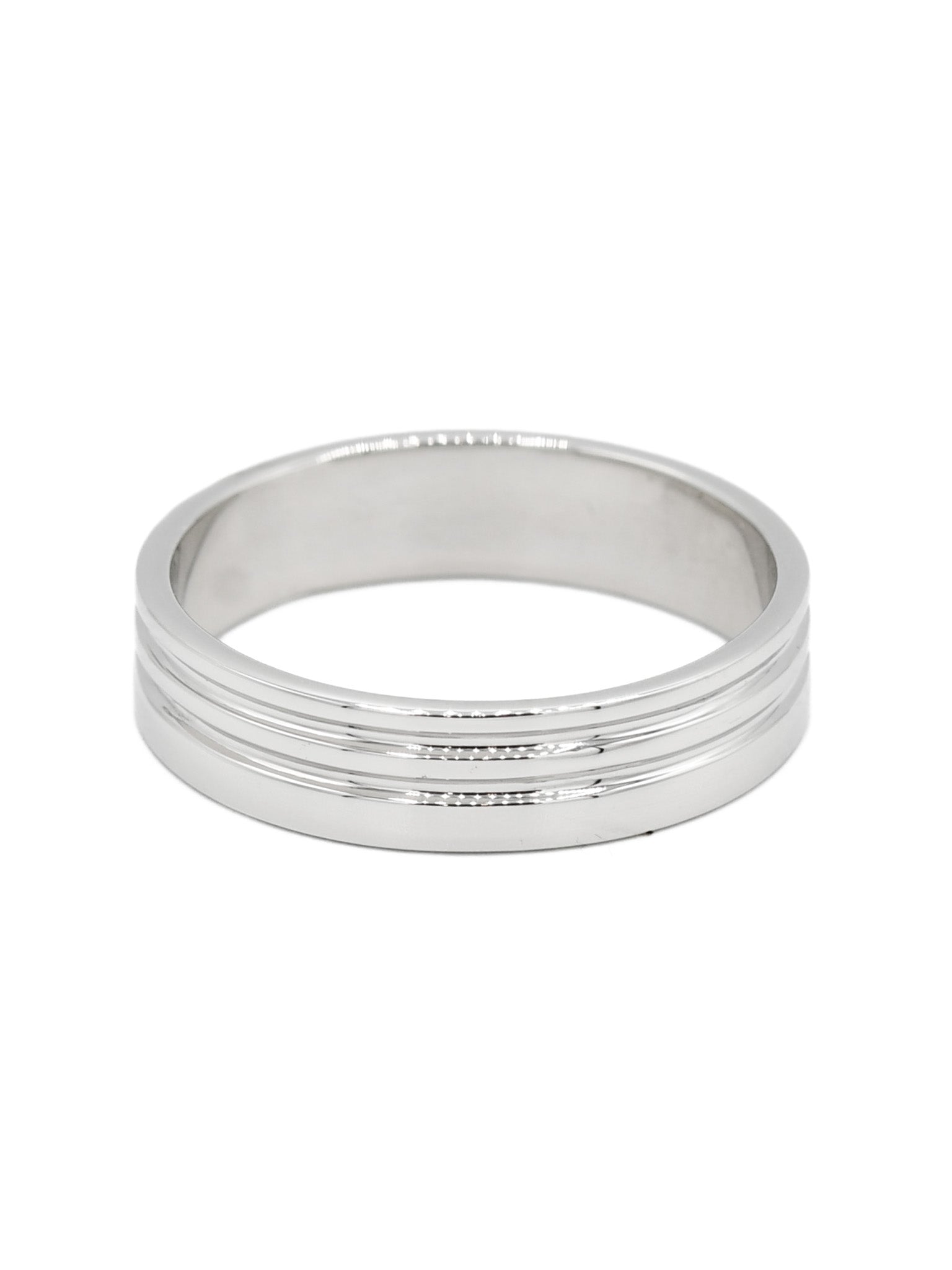 950 Platinum Mens Band Ring - Roop Darshan