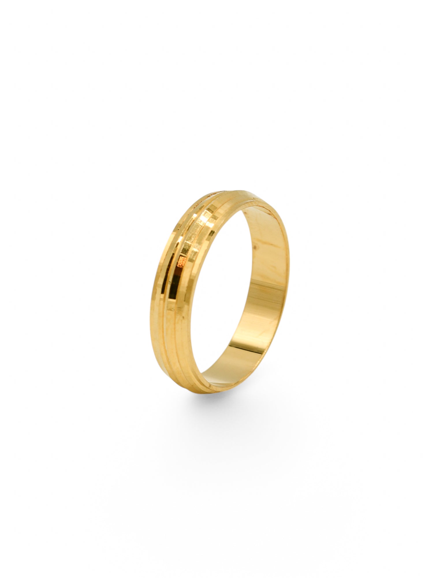 22ct Gold Band Ring - Roop Darshan