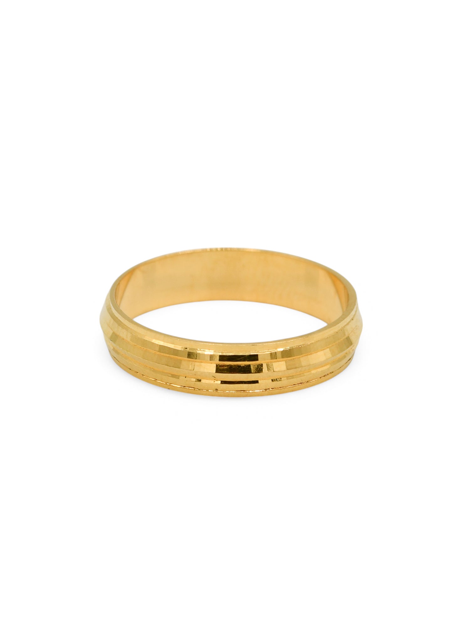 22ct Gold Band Ring - Roop Darshan
