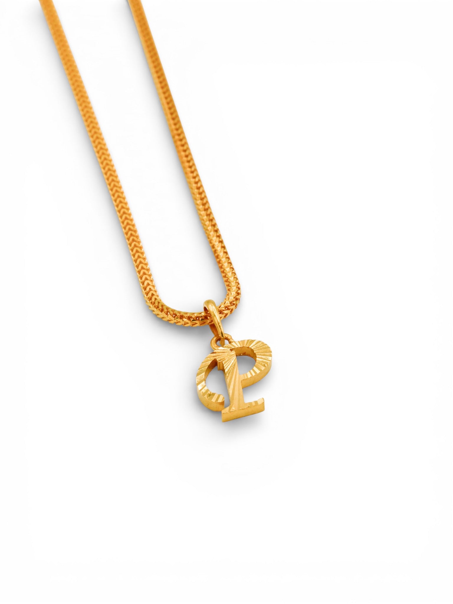 22ct Gold "P" Pendant