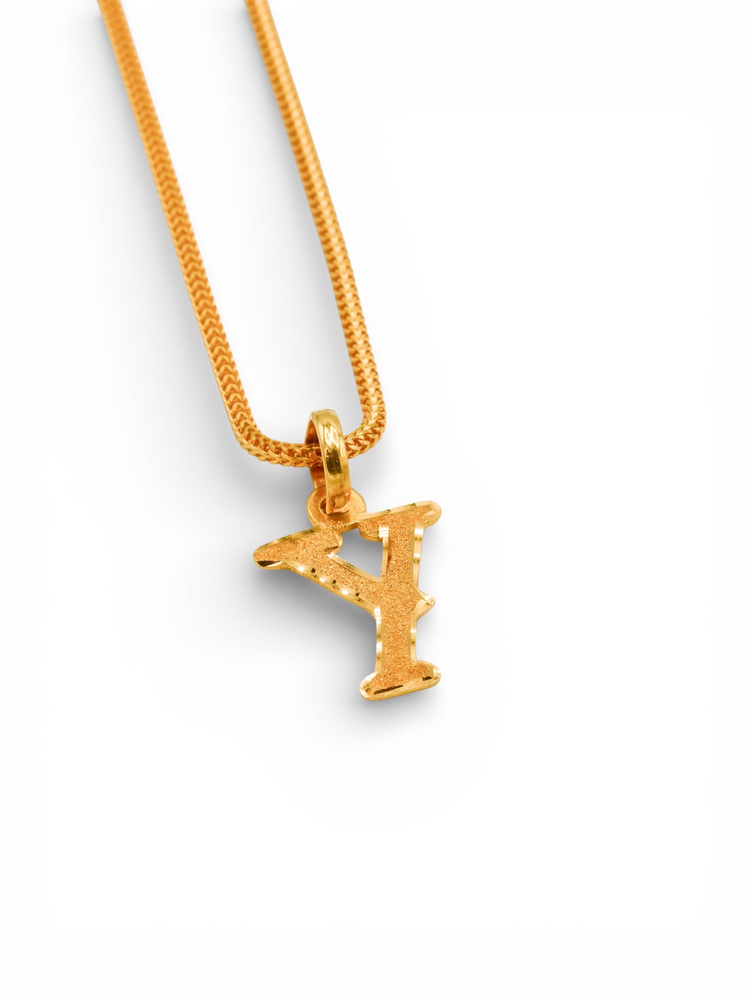22ct Gold "Y" Pendant
