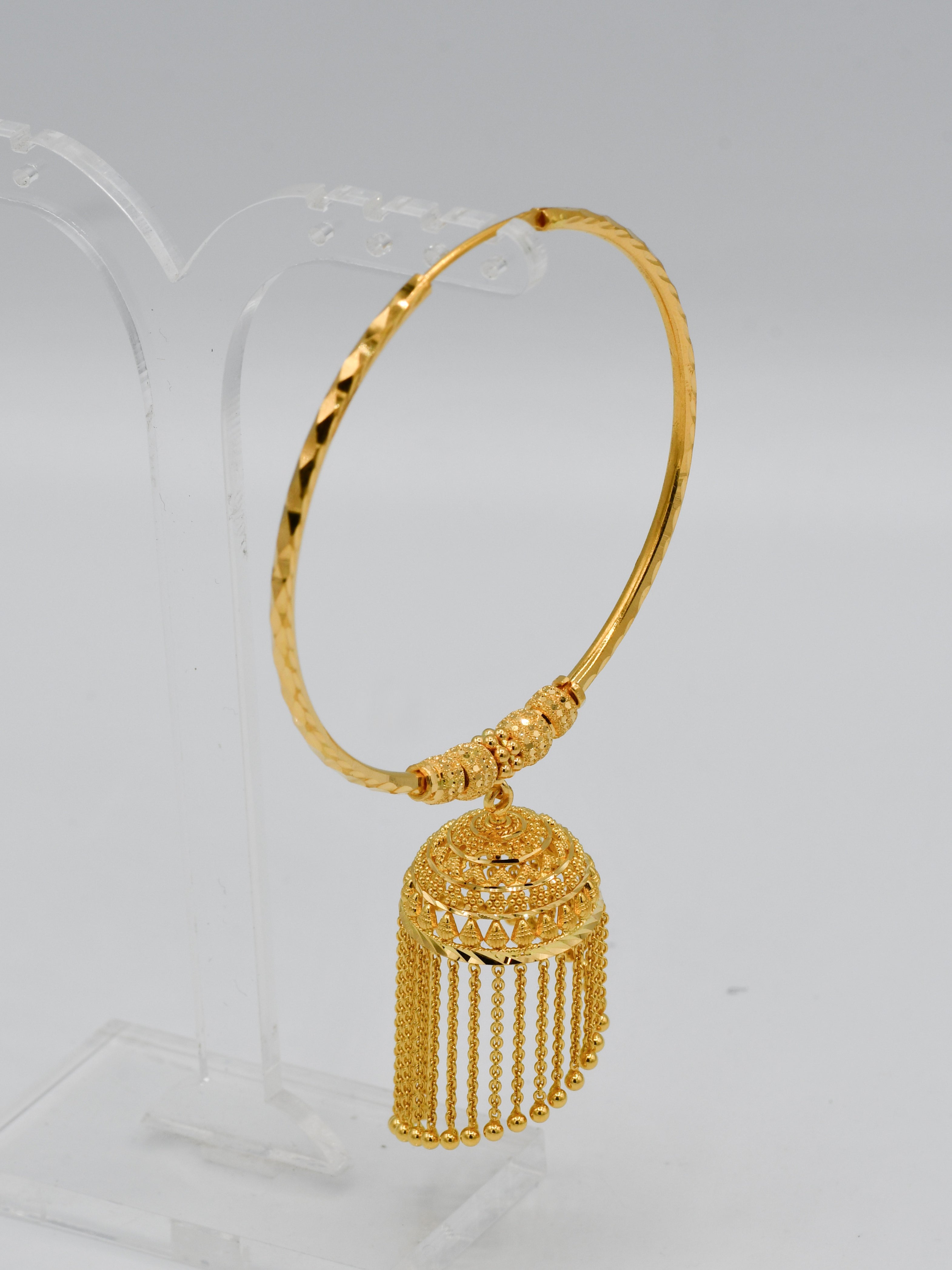 22Ct Gold Jhumki Bali - Roop Darshan