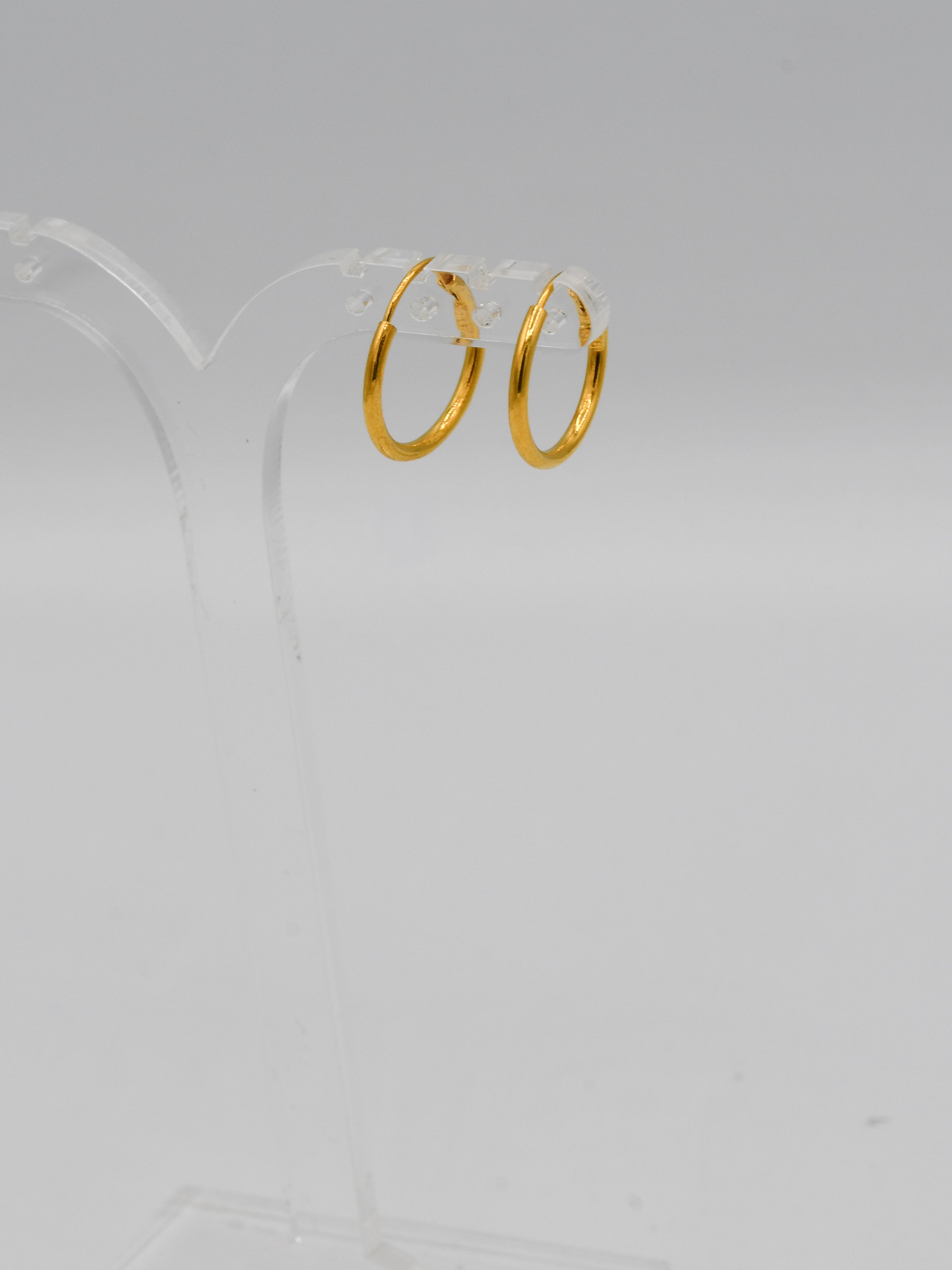 22ct Gold Plain Bali - Roop Darshan