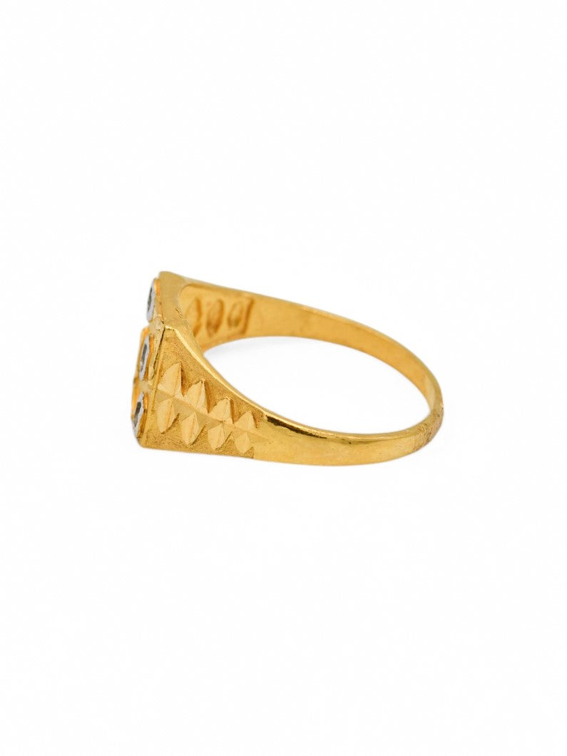 22ct Gold Mens Ring - Roop Darshan