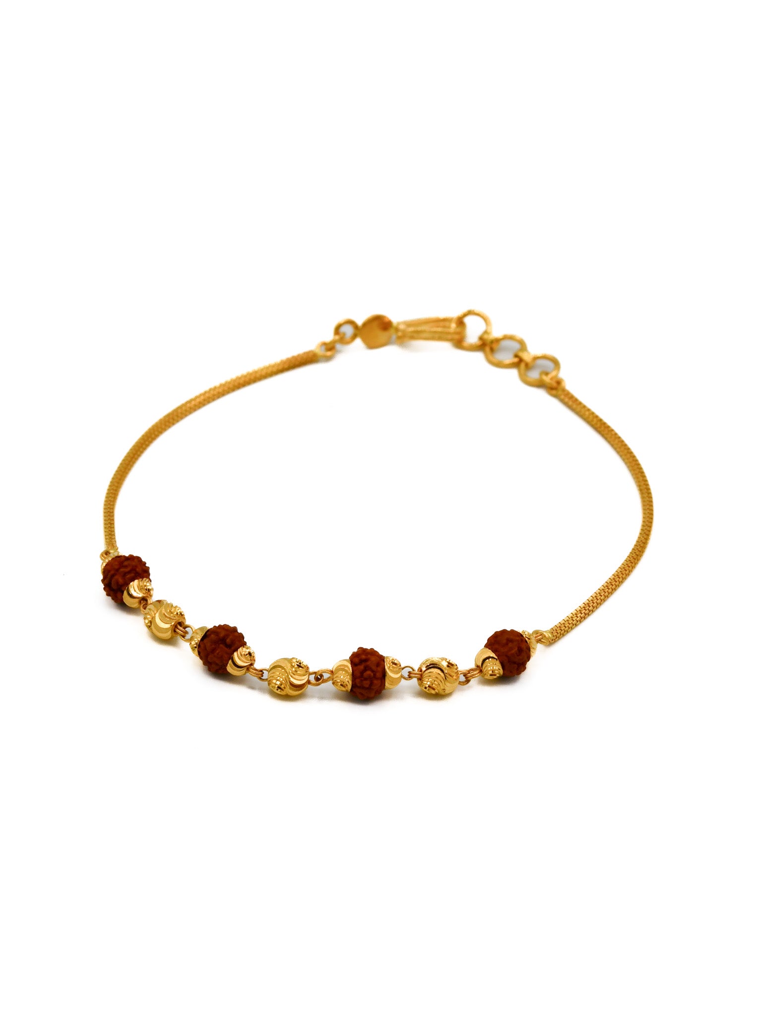 22Ct Gold Rudraksh Bracelet