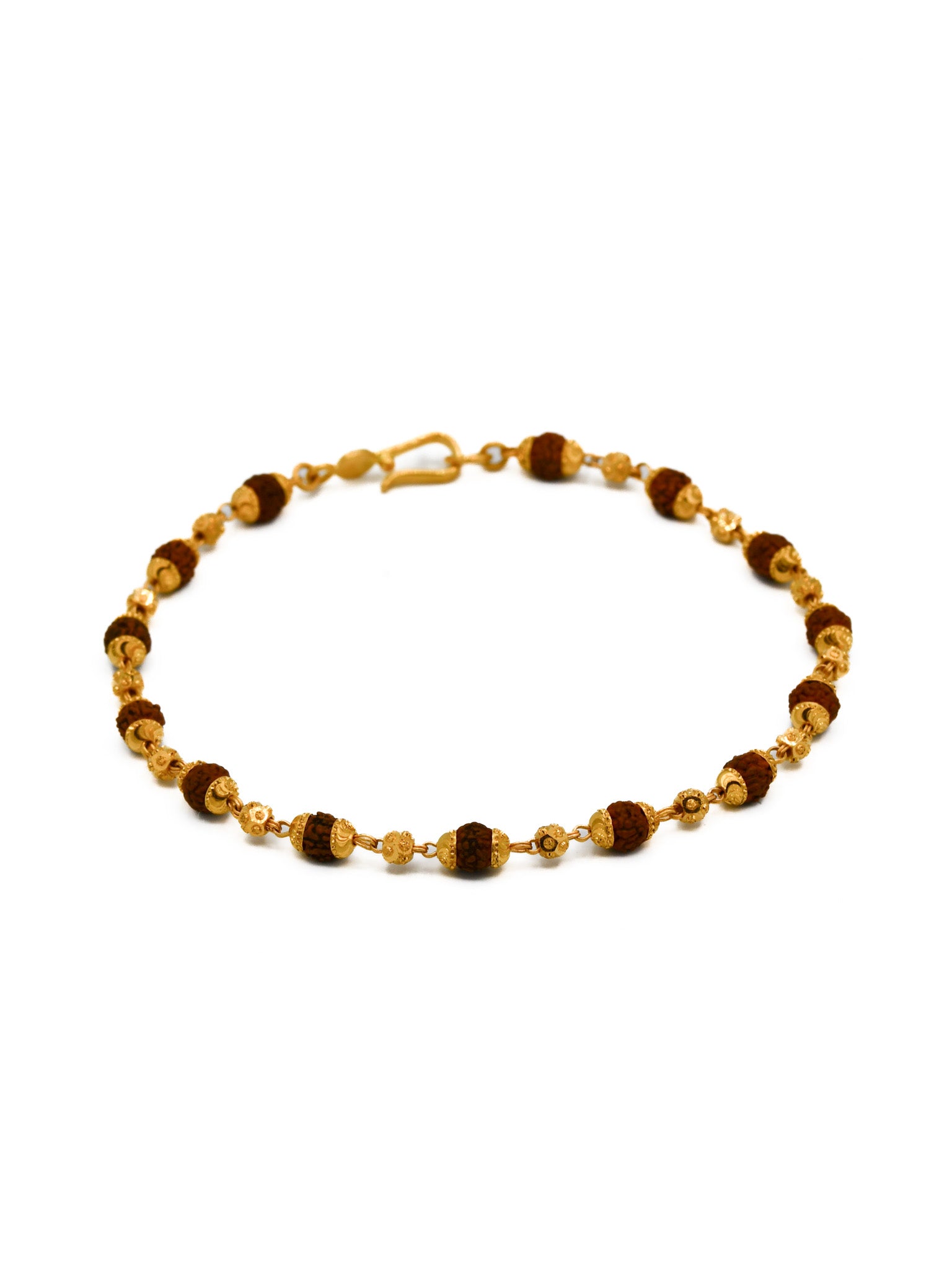 22Ct Gold Rudraksh Bracelet
