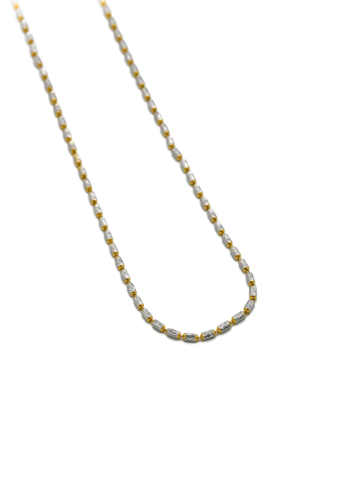 22CT Gold Two Tone Chain - Roop Darshan