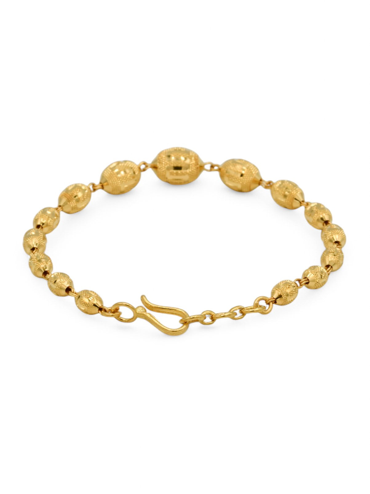22ct Gold Ball Ladies Bracelet