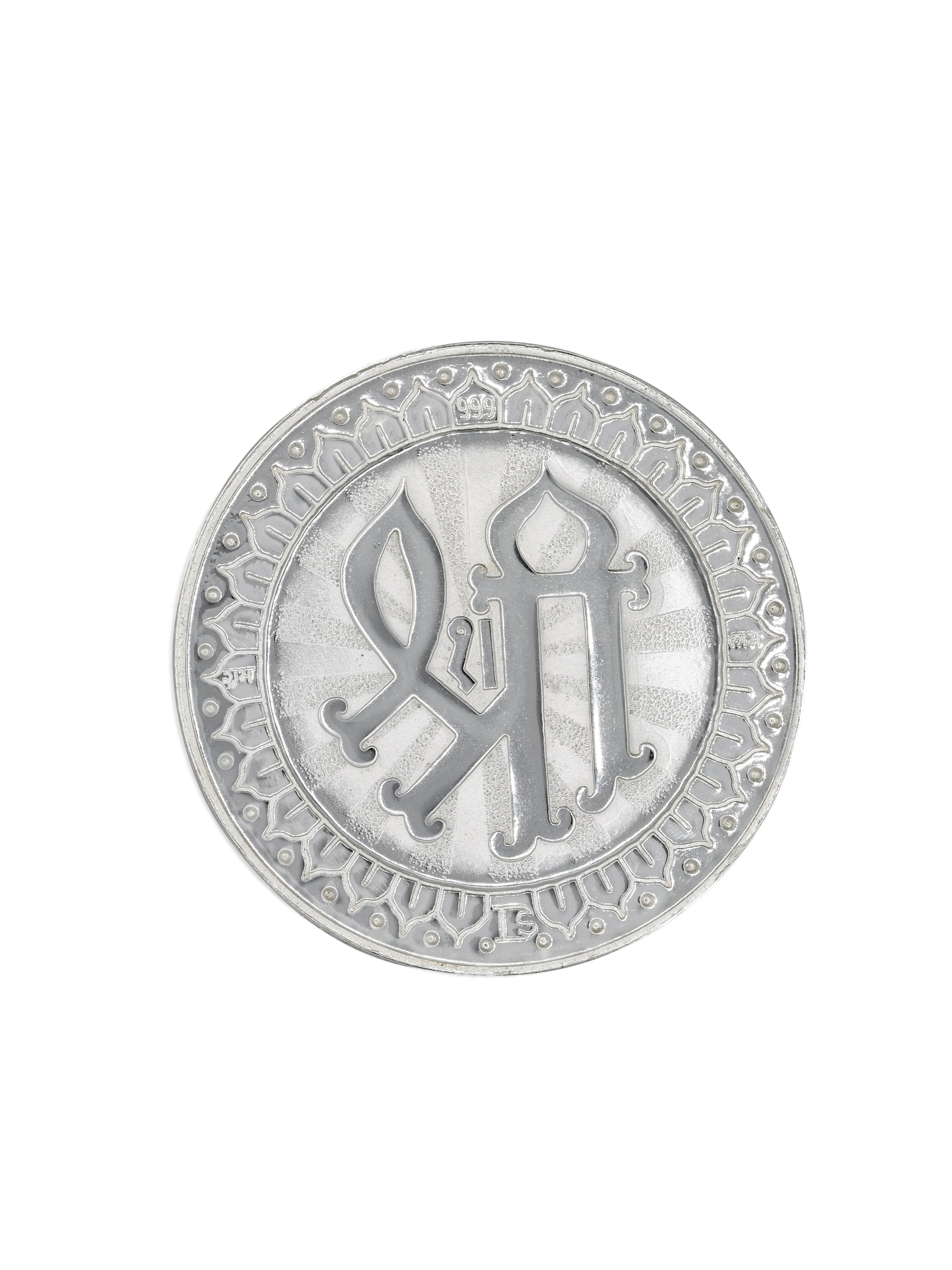 Silver Laxmi Coin 100 GMS