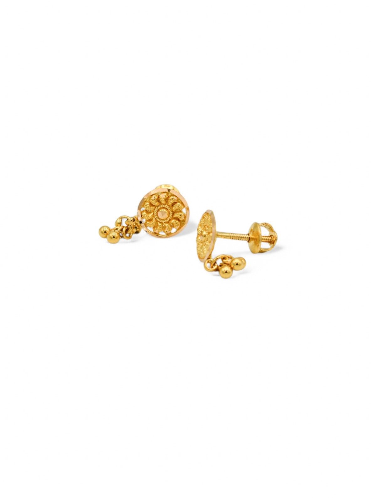 22ct Gold Stud Earrings
