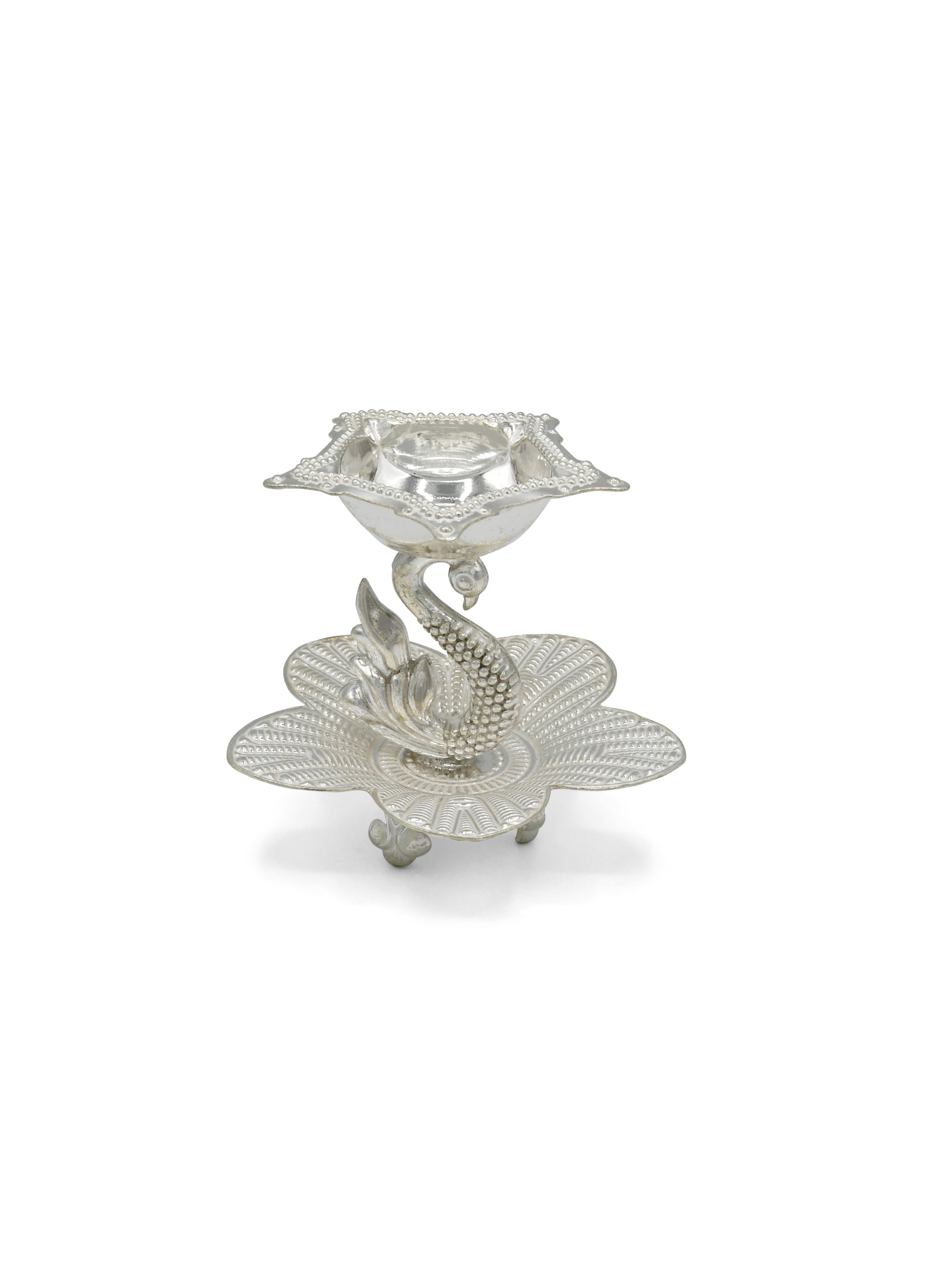 Silver Diya - Roop Darshan