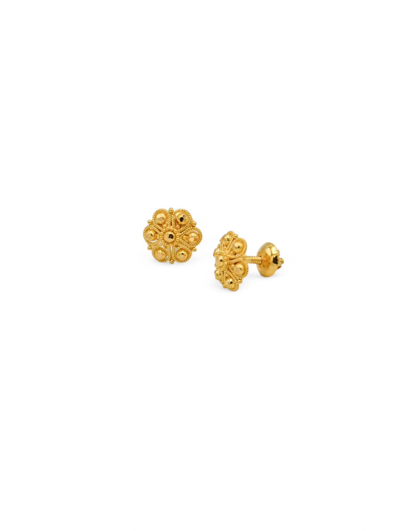 22ct Gold Stud Earrings