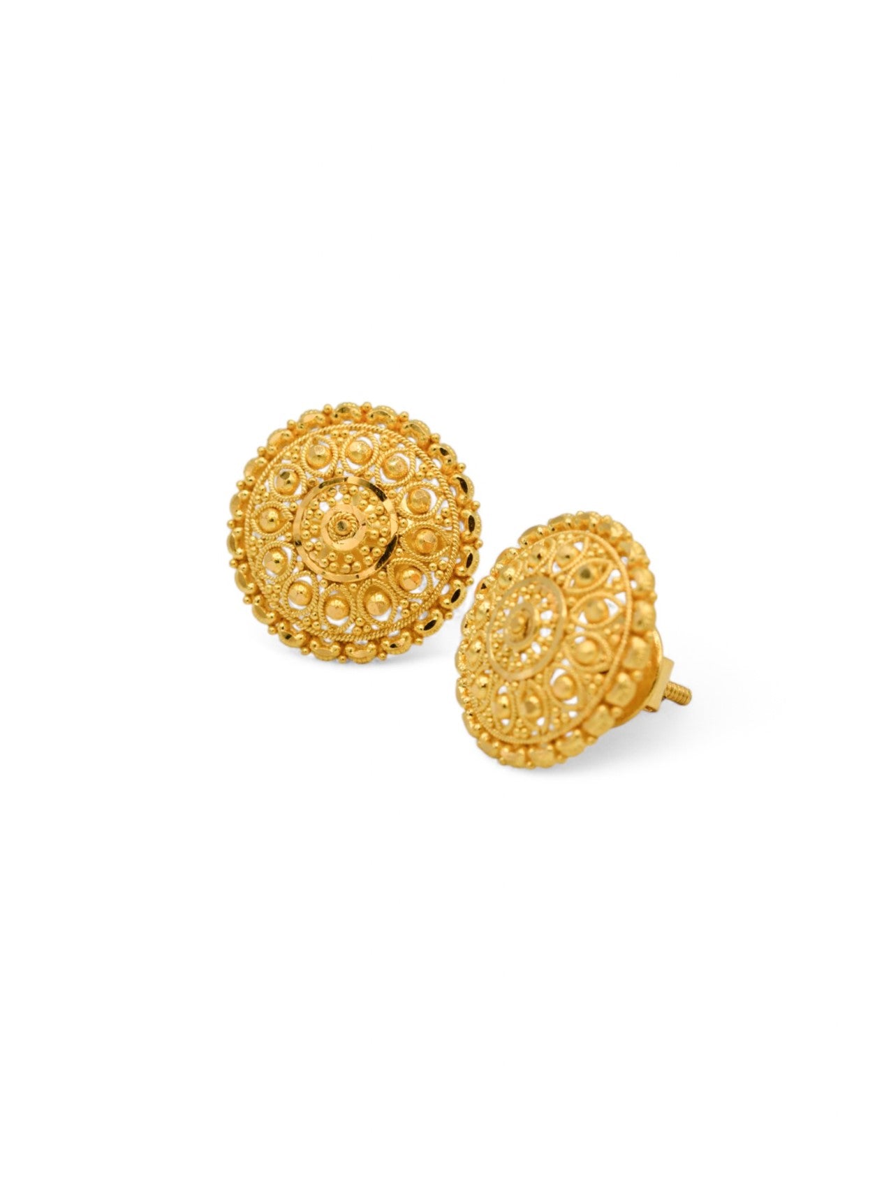 22ct Gold Stud Earrings