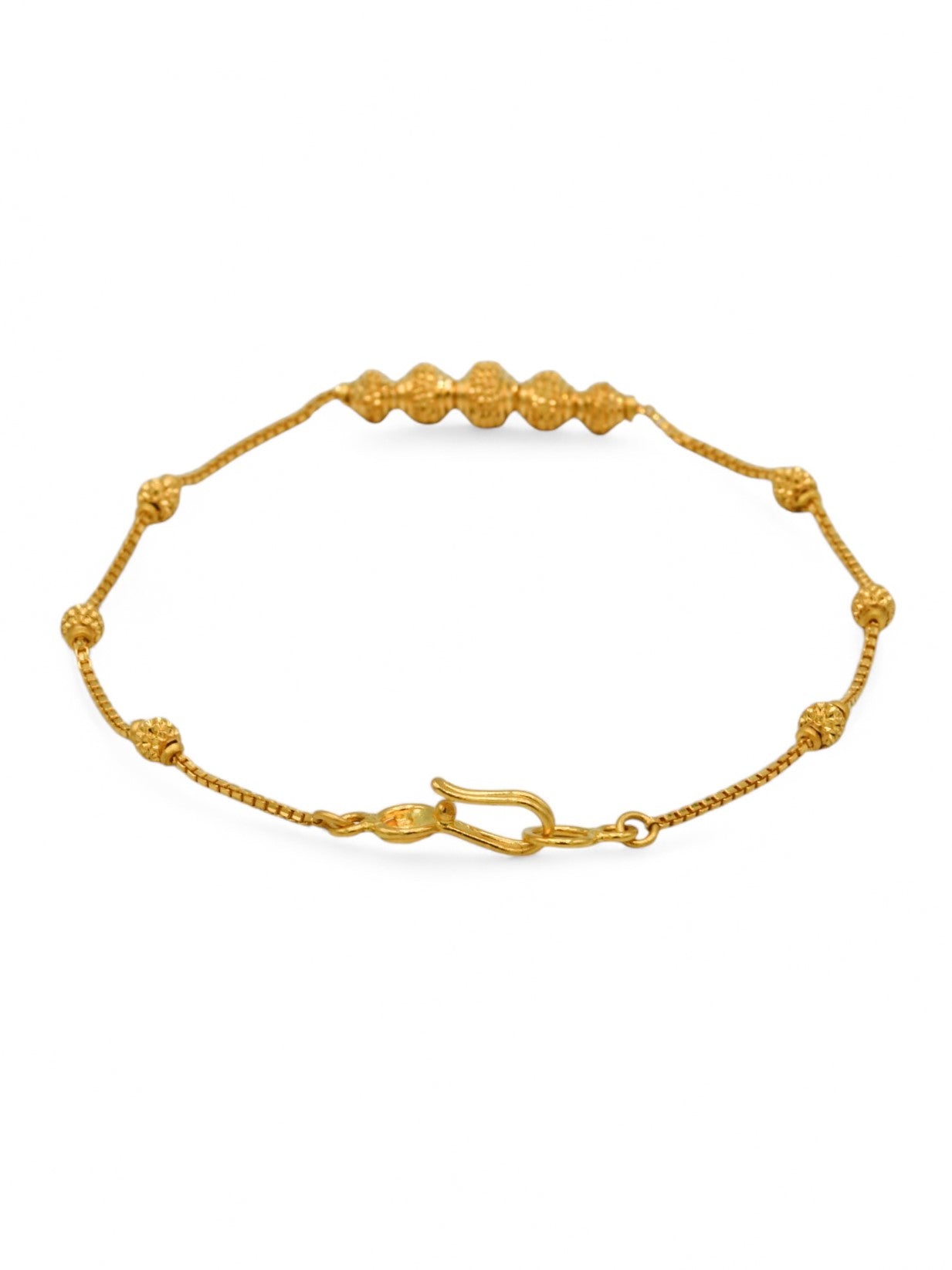 22ct Gold Ball Ladies Bracelet