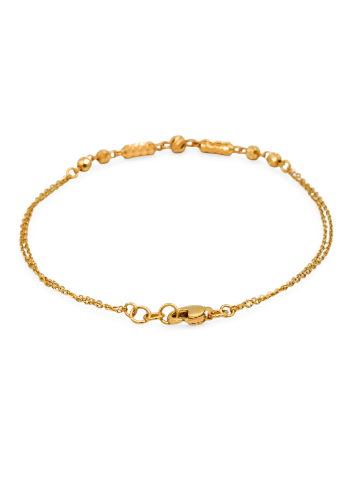 22ct Gold Ball Ladies Bracelet